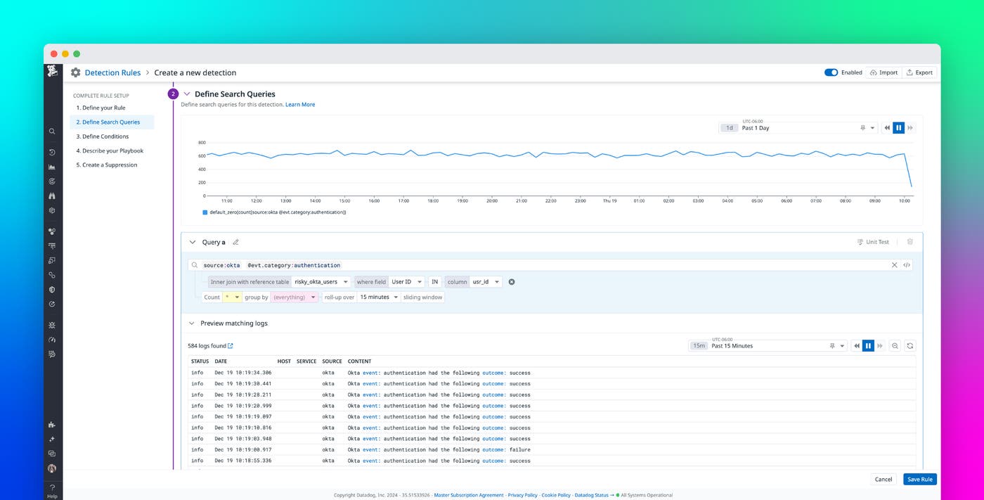 Add more context to Cloud SIEM detections and investigations with Datadog Reference Tables Add more context to Cloud SIEM detections and investigations with Datadog Reference Tables