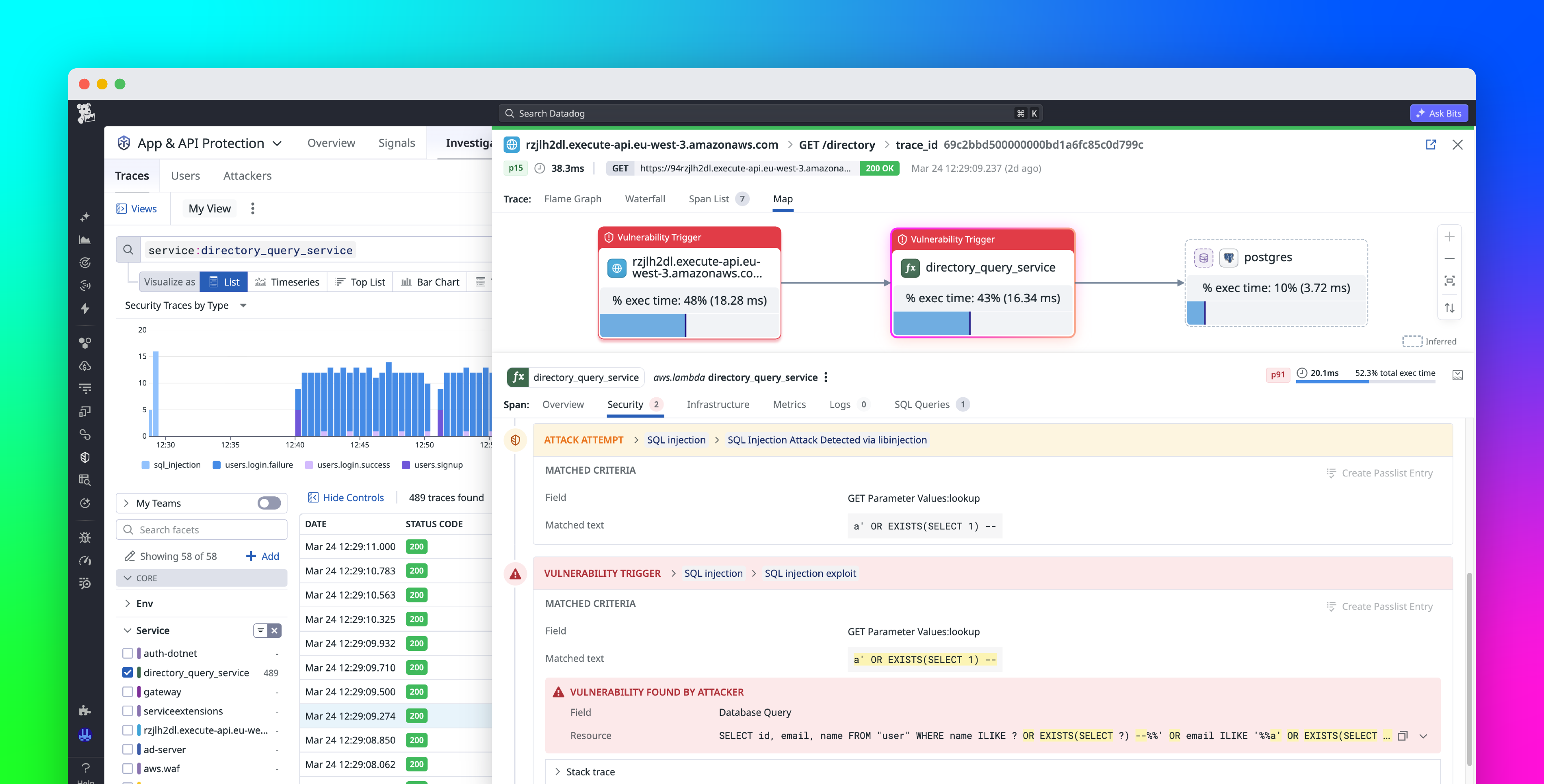 Detect runtime threats in Python Lambda functions with Datadog AAP