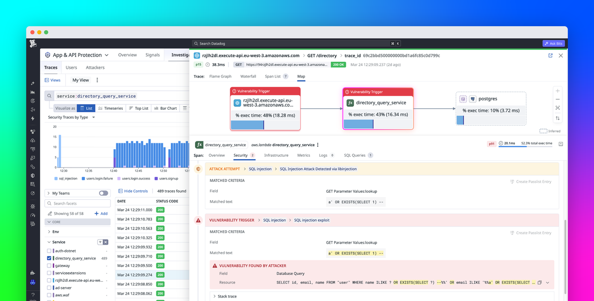 Detect runtime threats in Python Lambda functions with Datadog AAP