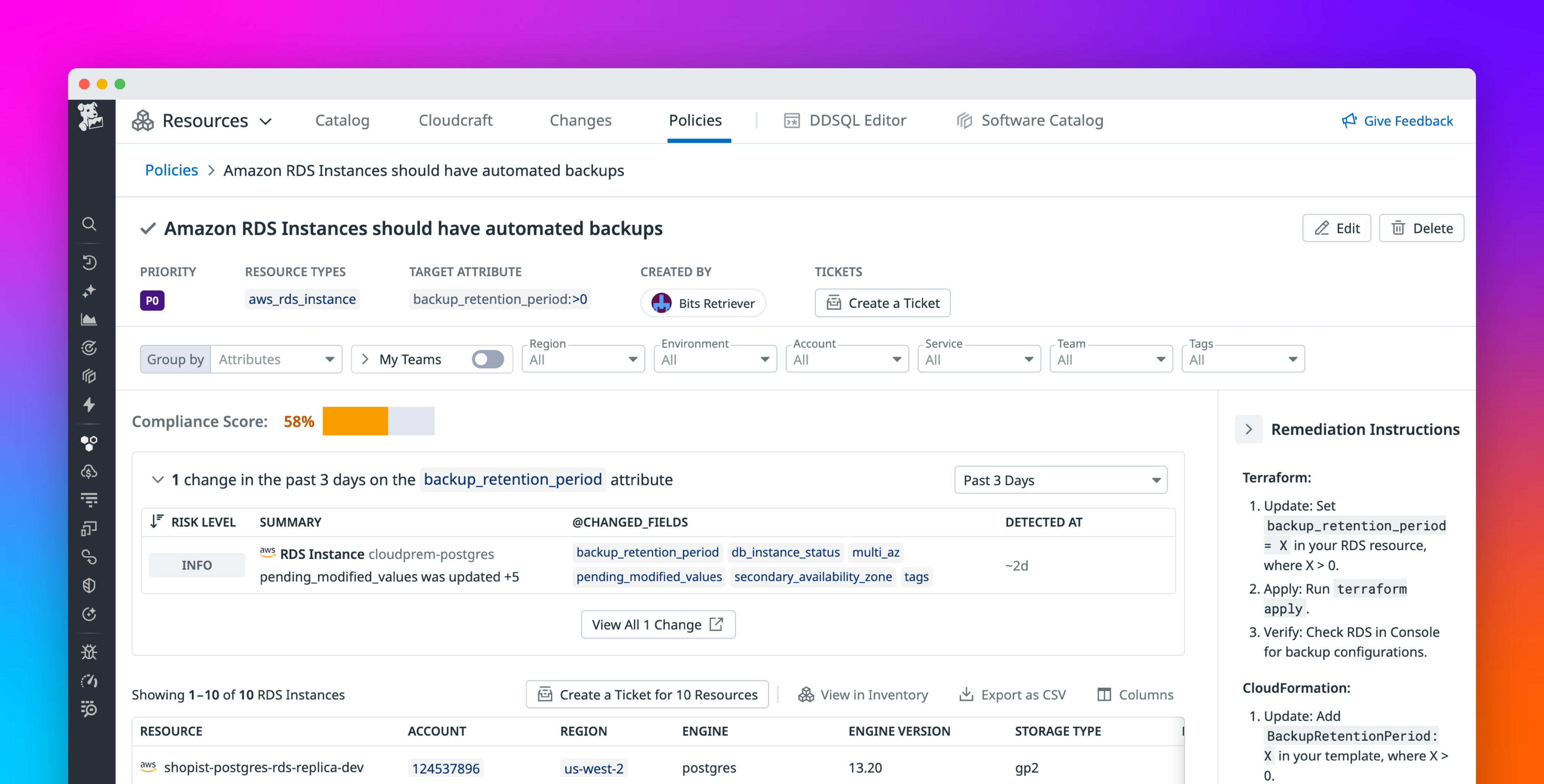 Automate infrastructure operations with Datadog Infrastructure Management
