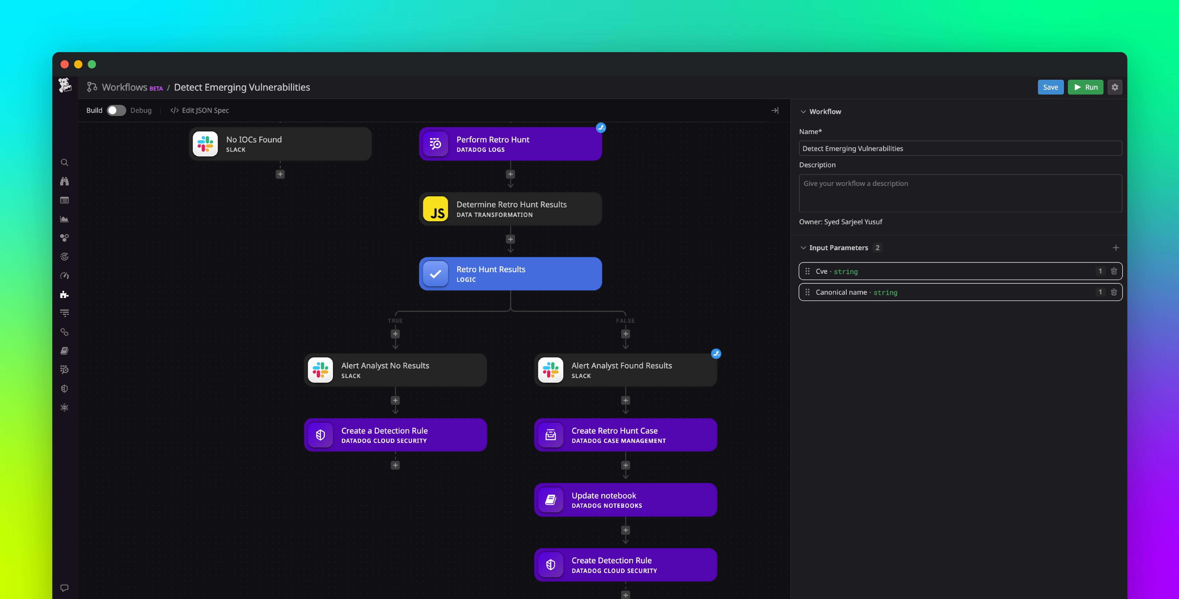 Automate common security tasks and stay ahead of threats with Datadog Workflows and Cloud SIEM