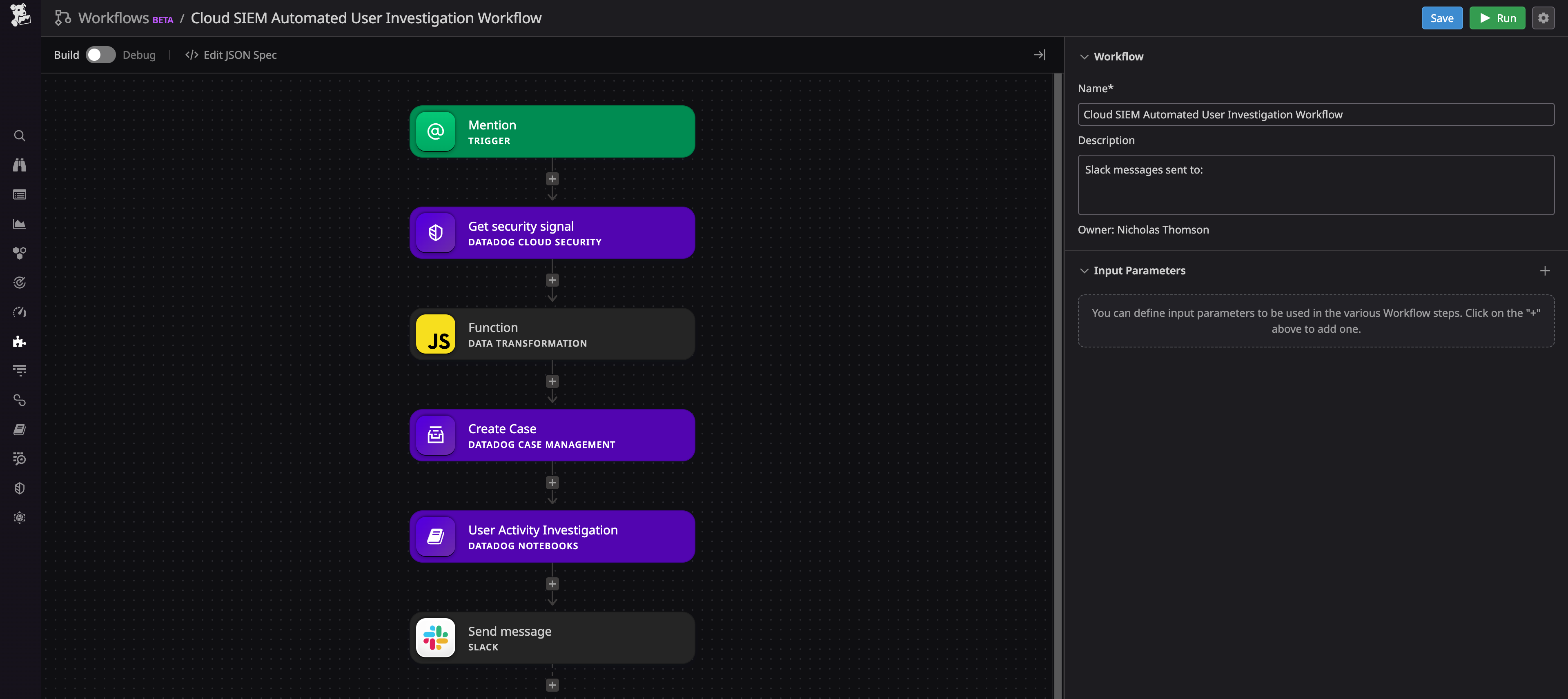 This workflwo automates the data collection step of triaging a security signal