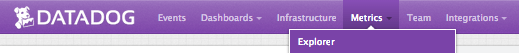 Datadog Metrics Toolbar