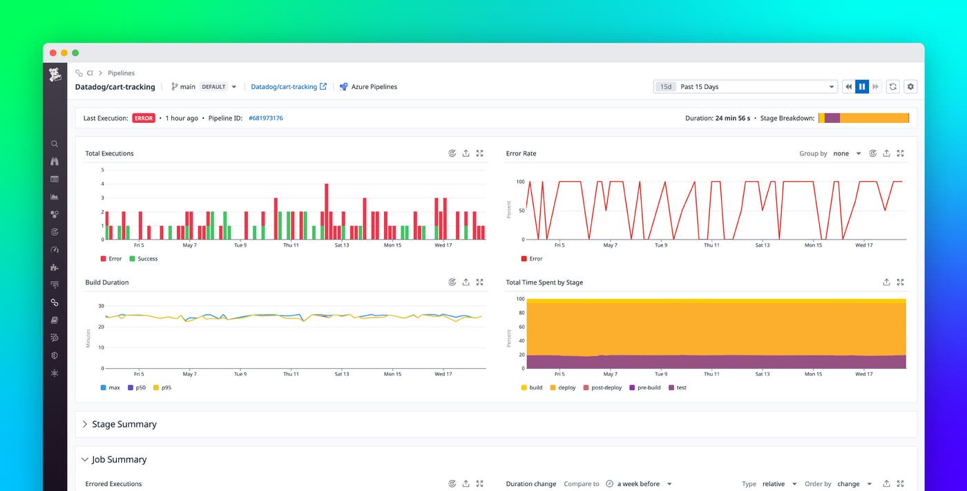 Monitor Azure Pipelines with Datadog CI Visibility Monitor Azure Pipelines with Datadog CI Visibility