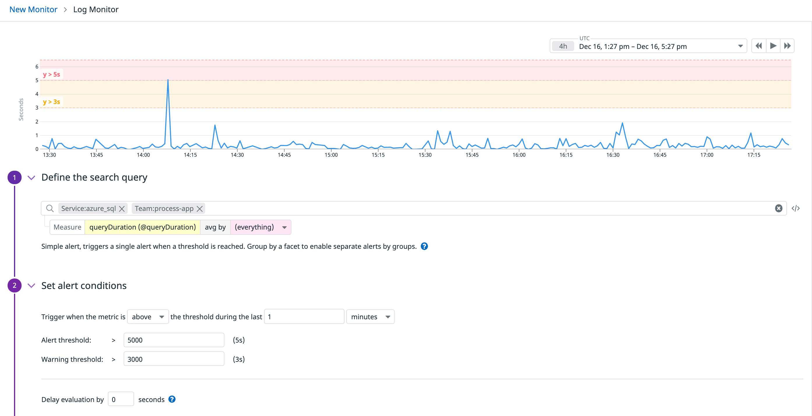 Azure SQL Database alert