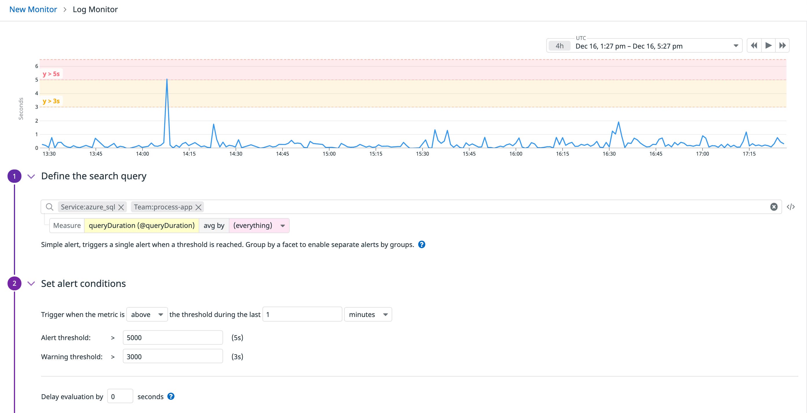 Azure SQL Database alert Azure SQL Database alert