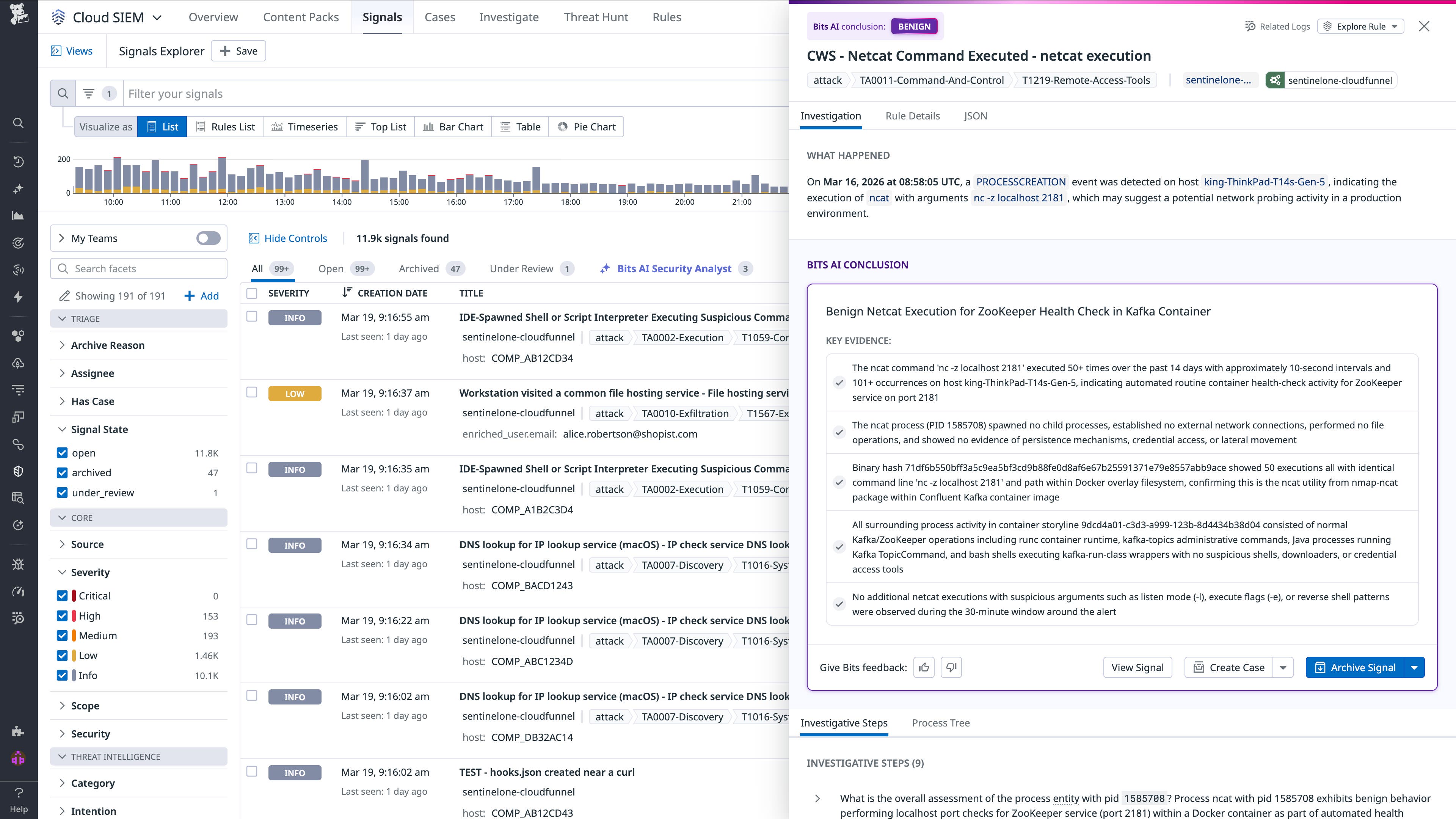 Datadog Bits AI security analyst for EDR. Datadog Bits AI security analyst for EDR.