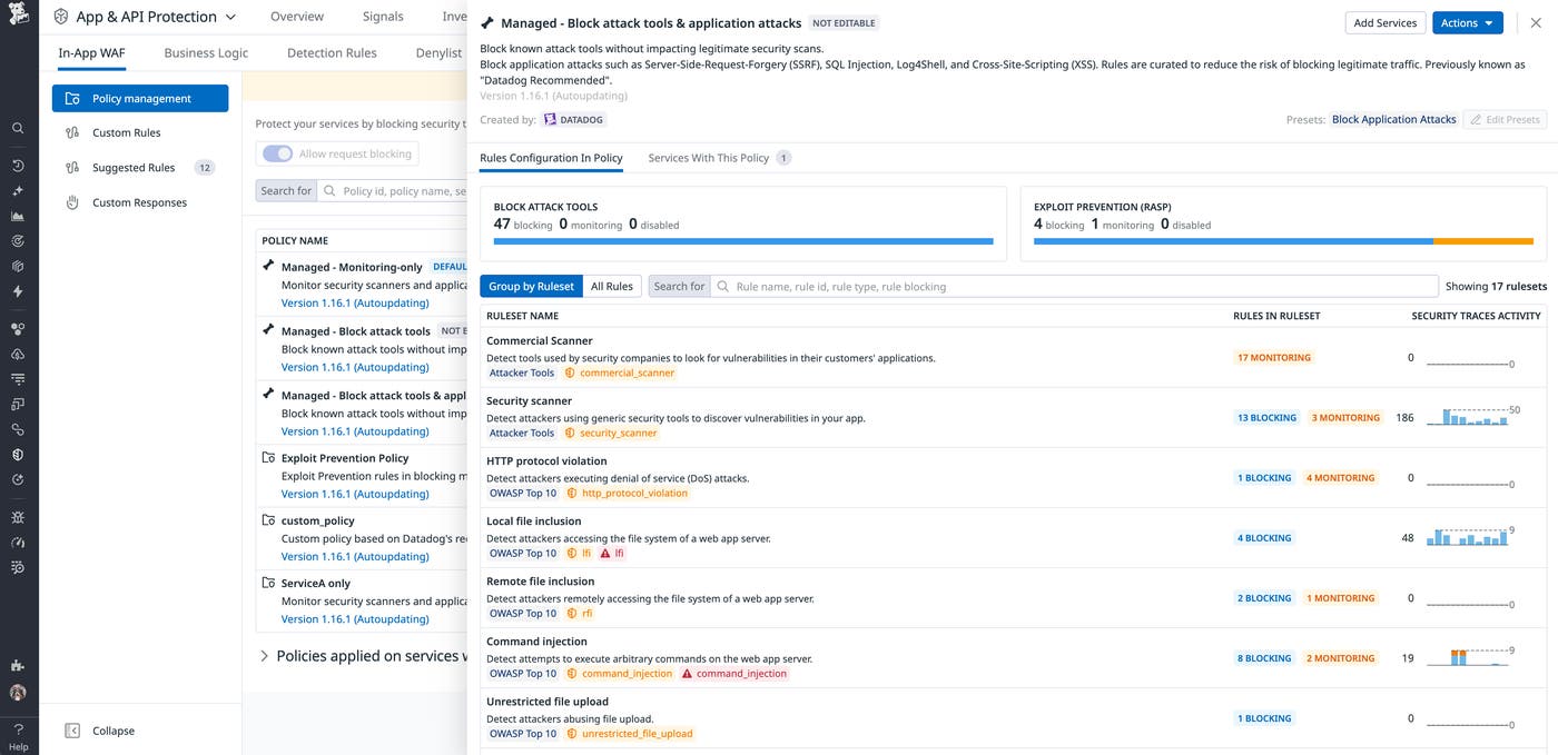 Manage all your WAF rules from a consolidated view Manage all your WAF rules from a consolidated view