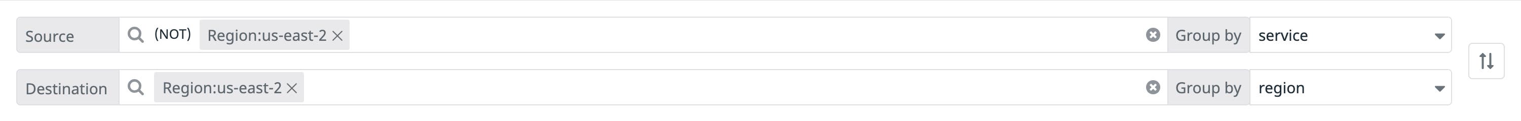 You can use the Network Page query bars to show certain cases, such as unexpected cross-regional traffic. You can use the Network Page query bars to show certain cases, such as unexpected cross-regional traffic.