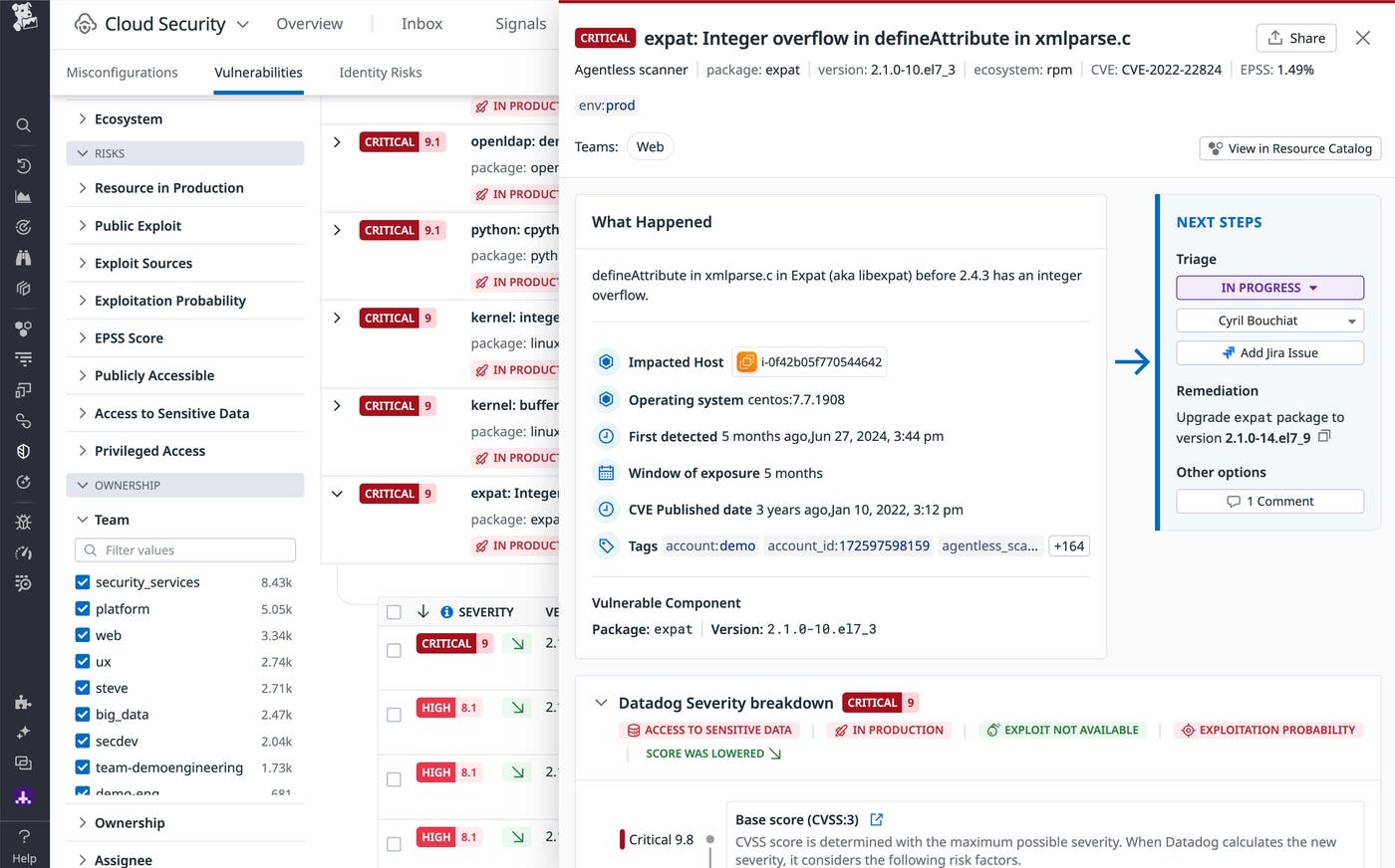 Cloud Security Vulnerability Explorer Container Image Catalog. Cloud Security Vulnerability Explorer Container Image Catalog.