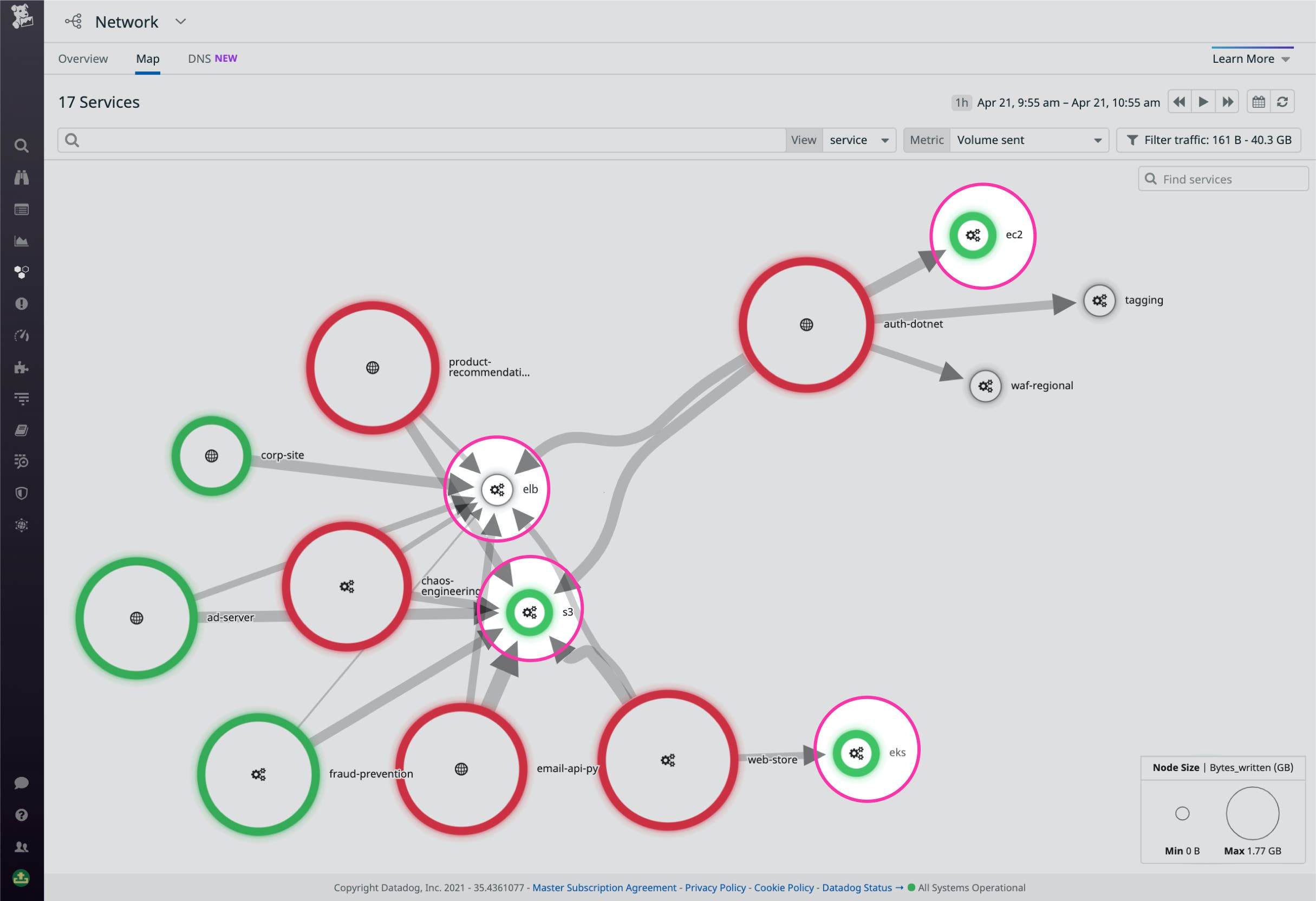 Visualize your whole network, including fixed representations of your AWS endpoints, with the Network Map in NPM. Visualize your whole network, including fixed representations of your AWS endpoints, with the Network Map in NPM.