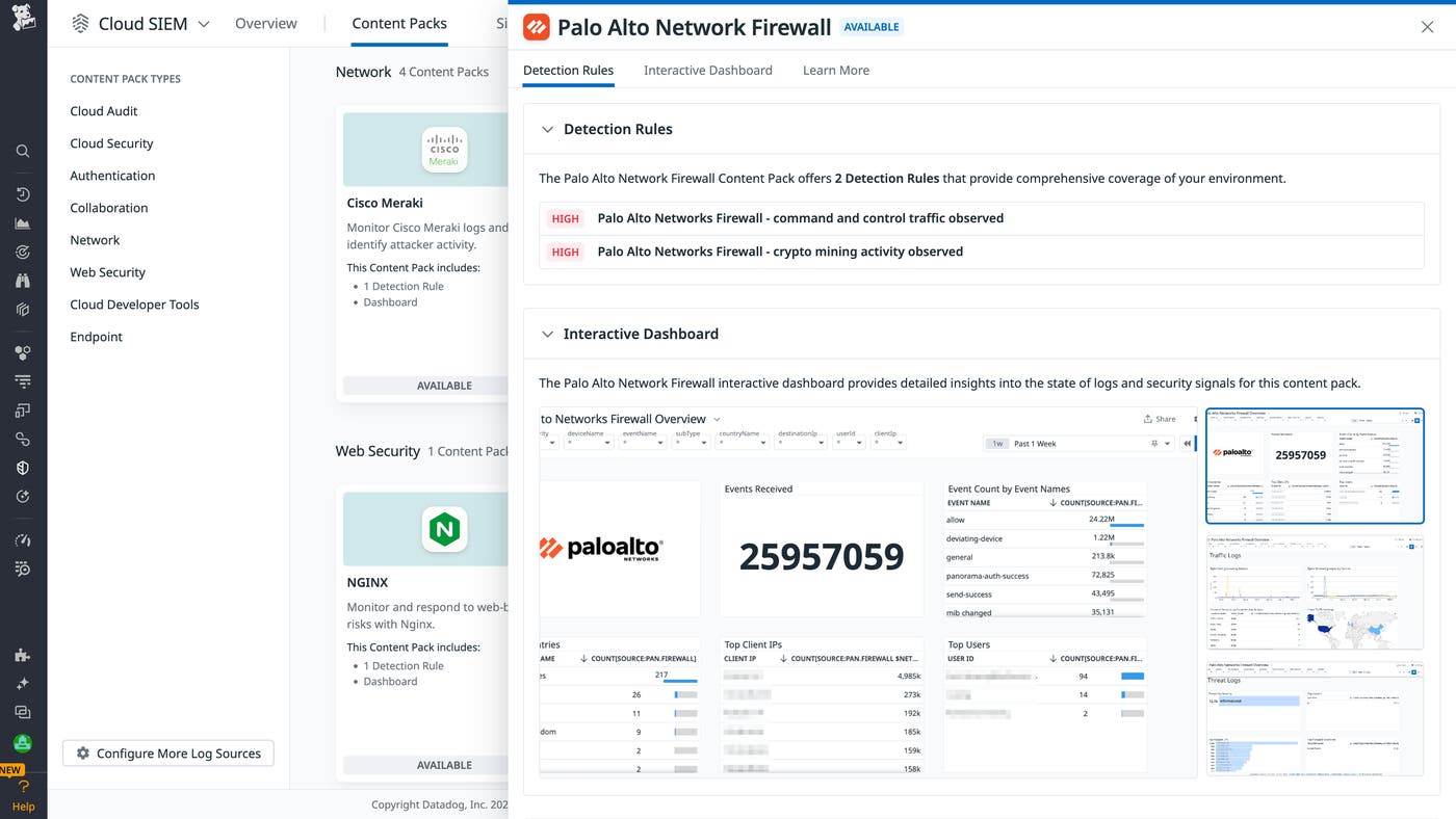 Palo Alto Networks Firewall Content Pack Palo Alto Networks Firewall Content Pack