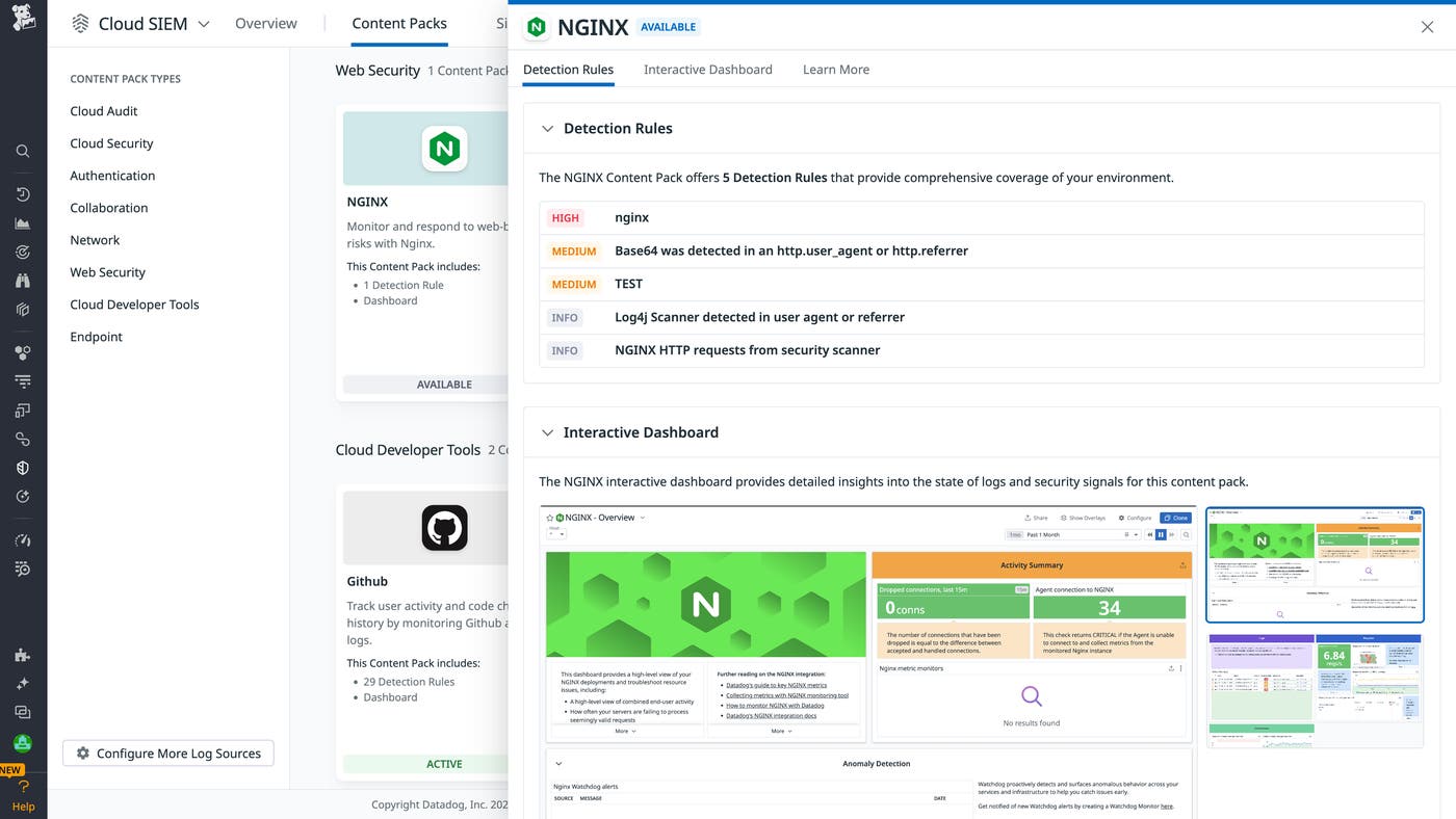 NGINX Content Pack NGINX Content Pack
