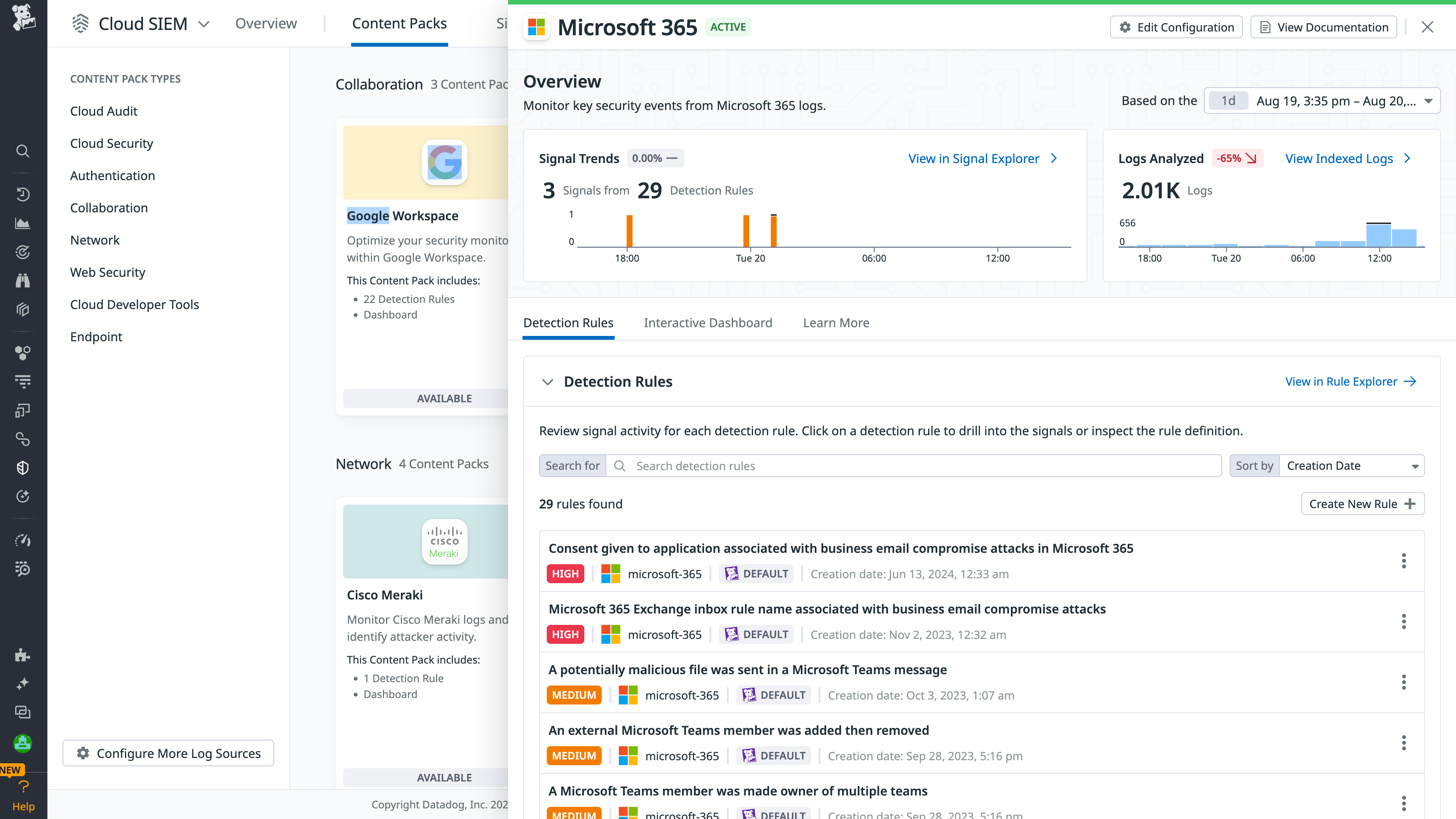 Microsoft 365 Content Pack