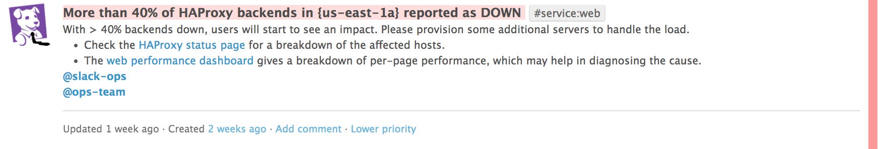 Cluster-level service monitoring Cluster-level service monitoring