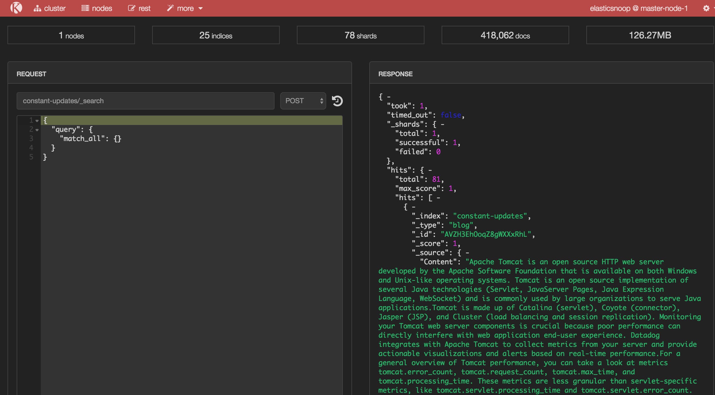 kopf rest api elasticsearch metrics kopf rest api elasticsearch metrics