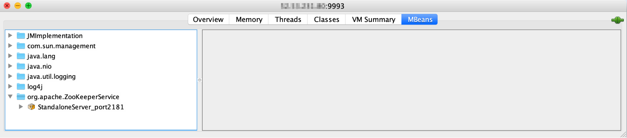 A screenshot shows JConsole connected to ZooKeeper, showing the MBeans tab.