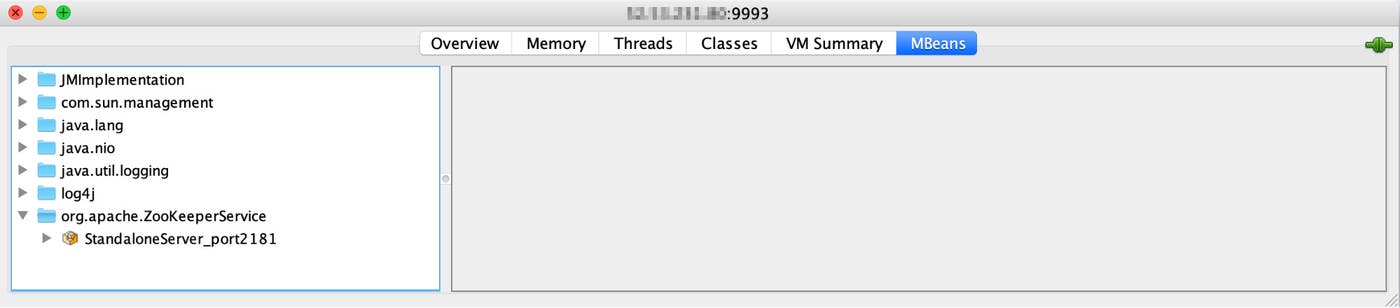 A screenshot shows JConsole connected to ZooKeeper, showing the MBeans tab. A screenshot shows JConsole connected to ZooKeeper, showing the MBeans tab.