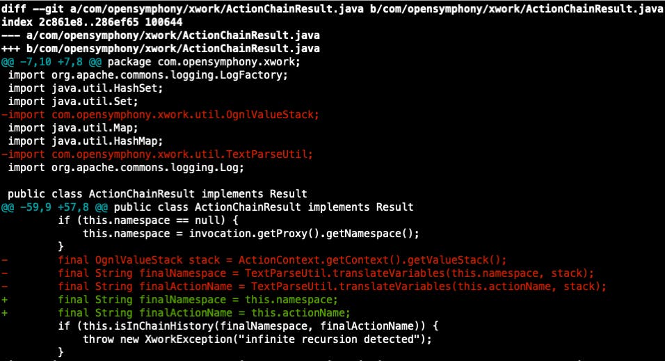 Removing TextParseUtil from ActionChainResult.java has proven successful Removing TextParseUtil from ActionChainResult.java has proven successful