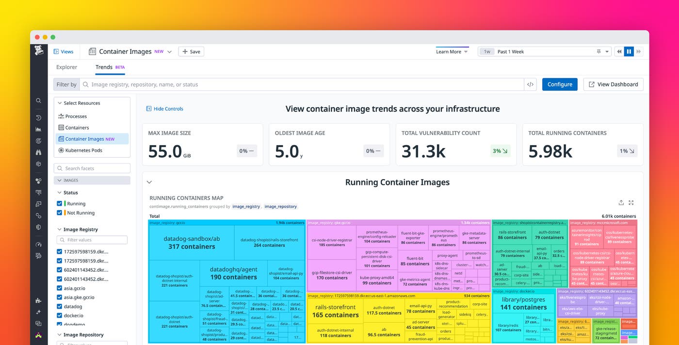 Track changes in your containerized infrastructure with Container Image Trends Track changes in your containerized infrastructure with Container Image Trends