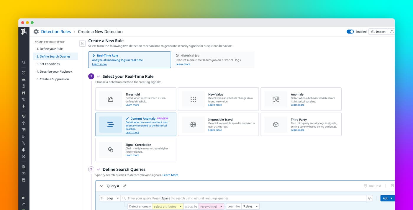 Detect anomalies beyond spikes and new values with Content Anomaly Detection in Cloud SIEM Detect anomalies beyond spikes and new values with Content Anomaly Detection in Cloud SIEM