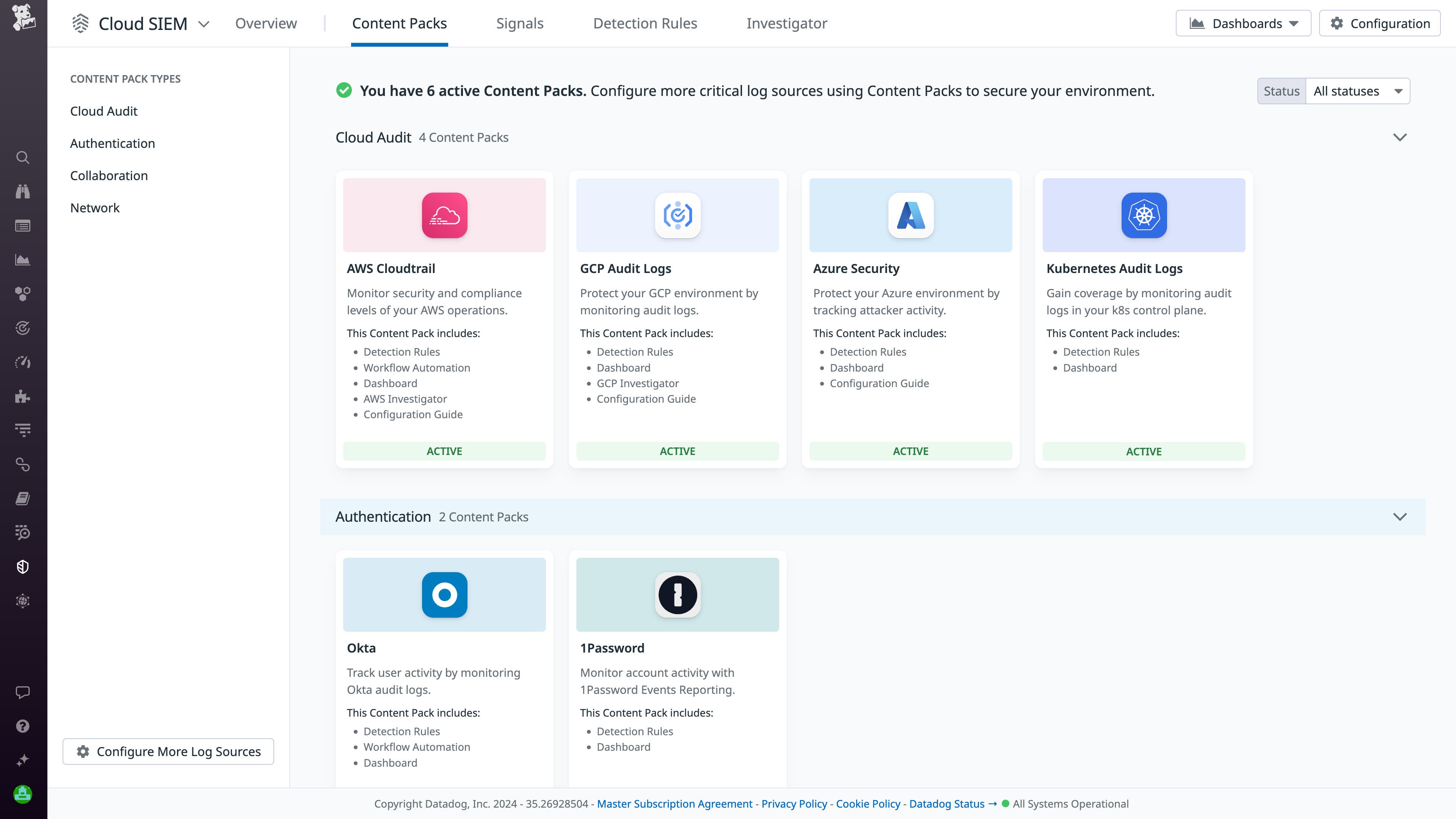 Content Packs gallery Content Packs gallery