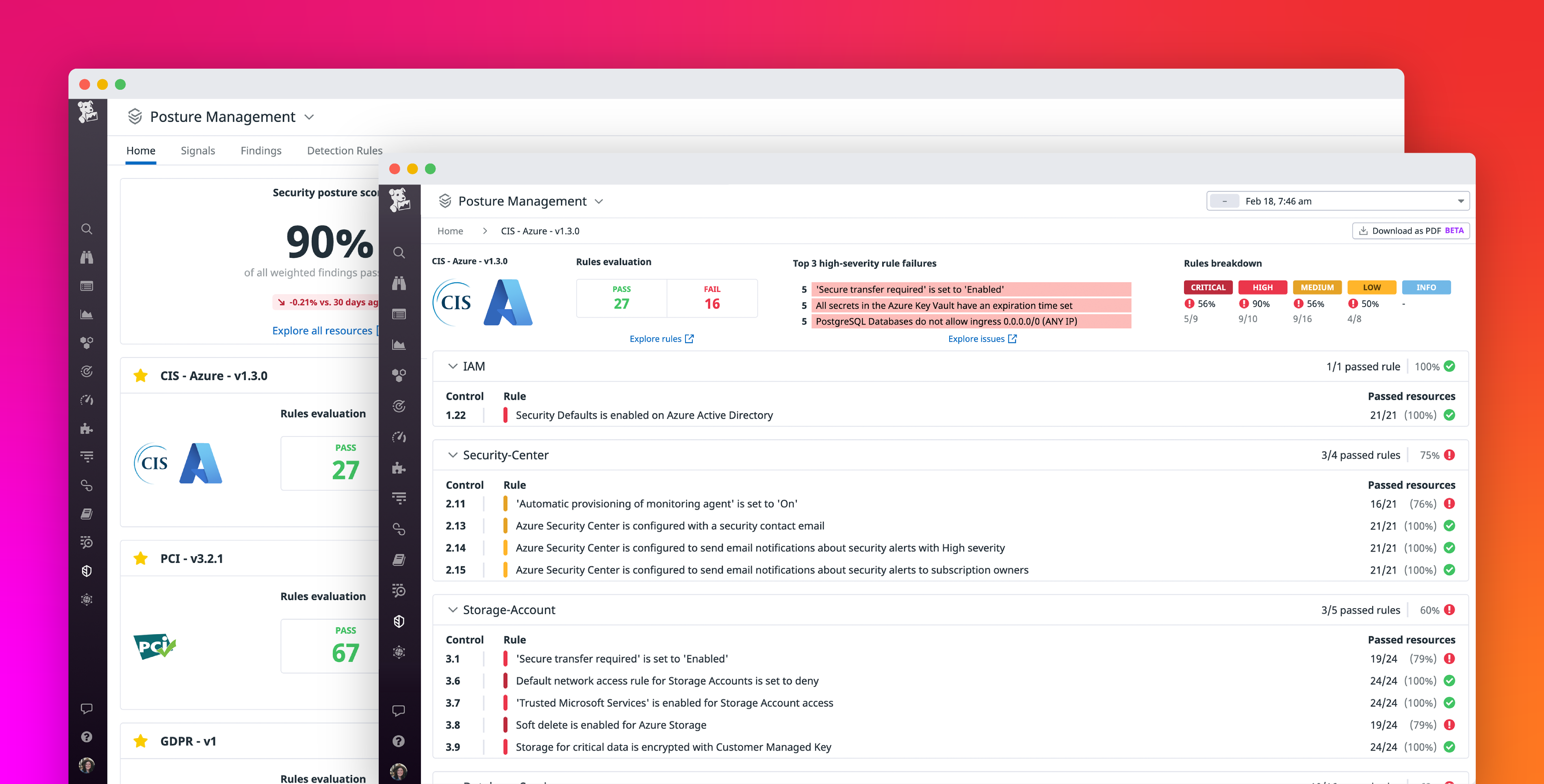 Monitor the security and compliance posture of your Azure environment with Datadog