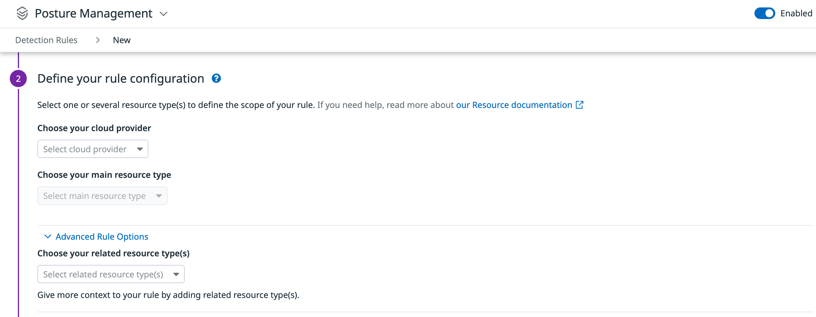 Create a new detection rule