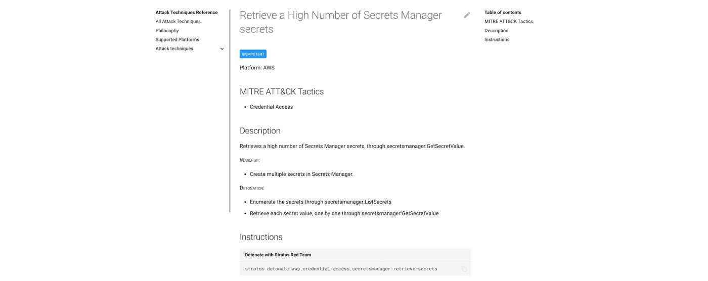 Example: Simulating an attacker retrieving a large number of secrets stored in AWS Secrets Manager. Example: Simulating an attacker retrieving a large number of secrets stored in AWS Secrets Manager.
