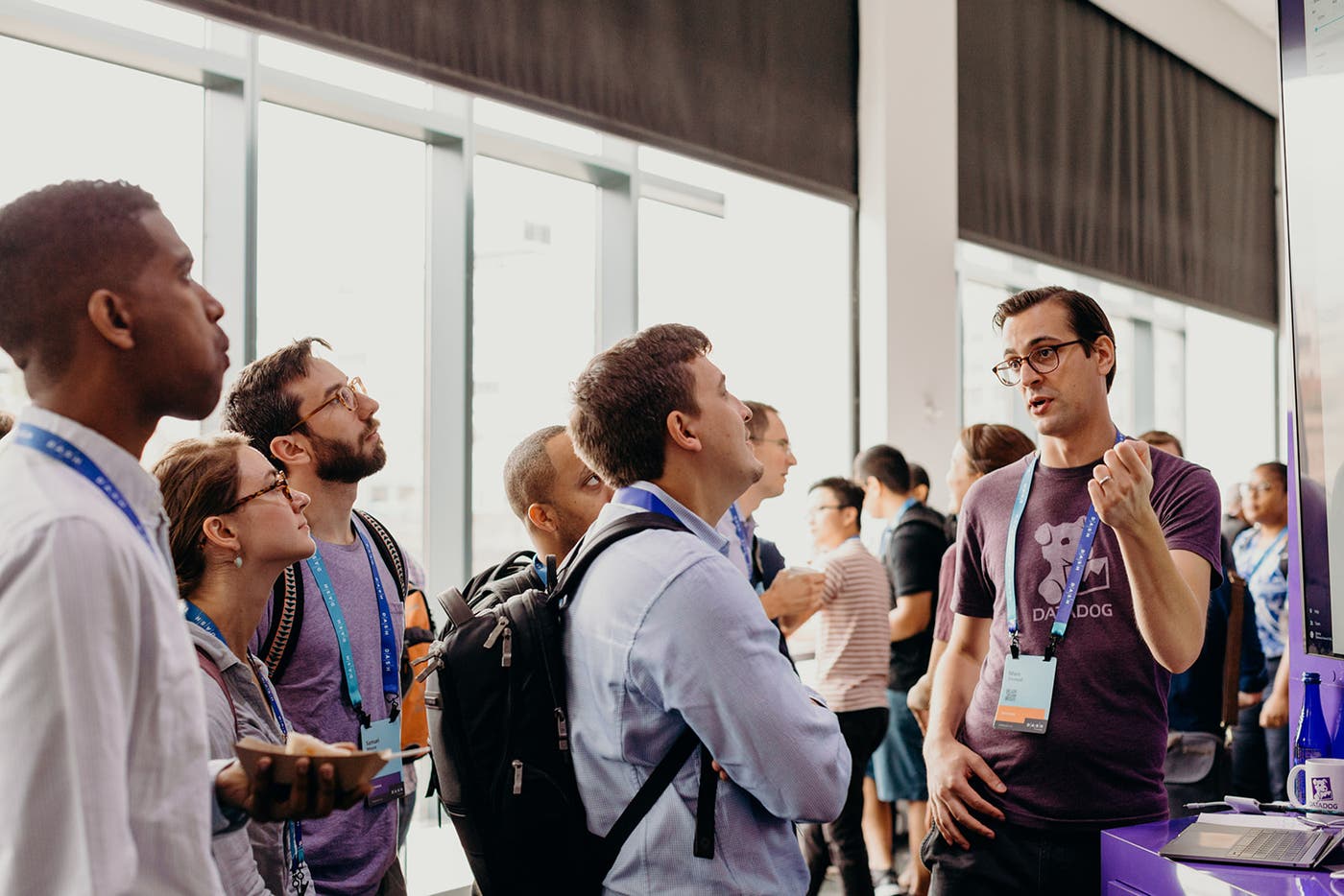 The expo hall at Dash 2018 The expo hall at Dash 2018