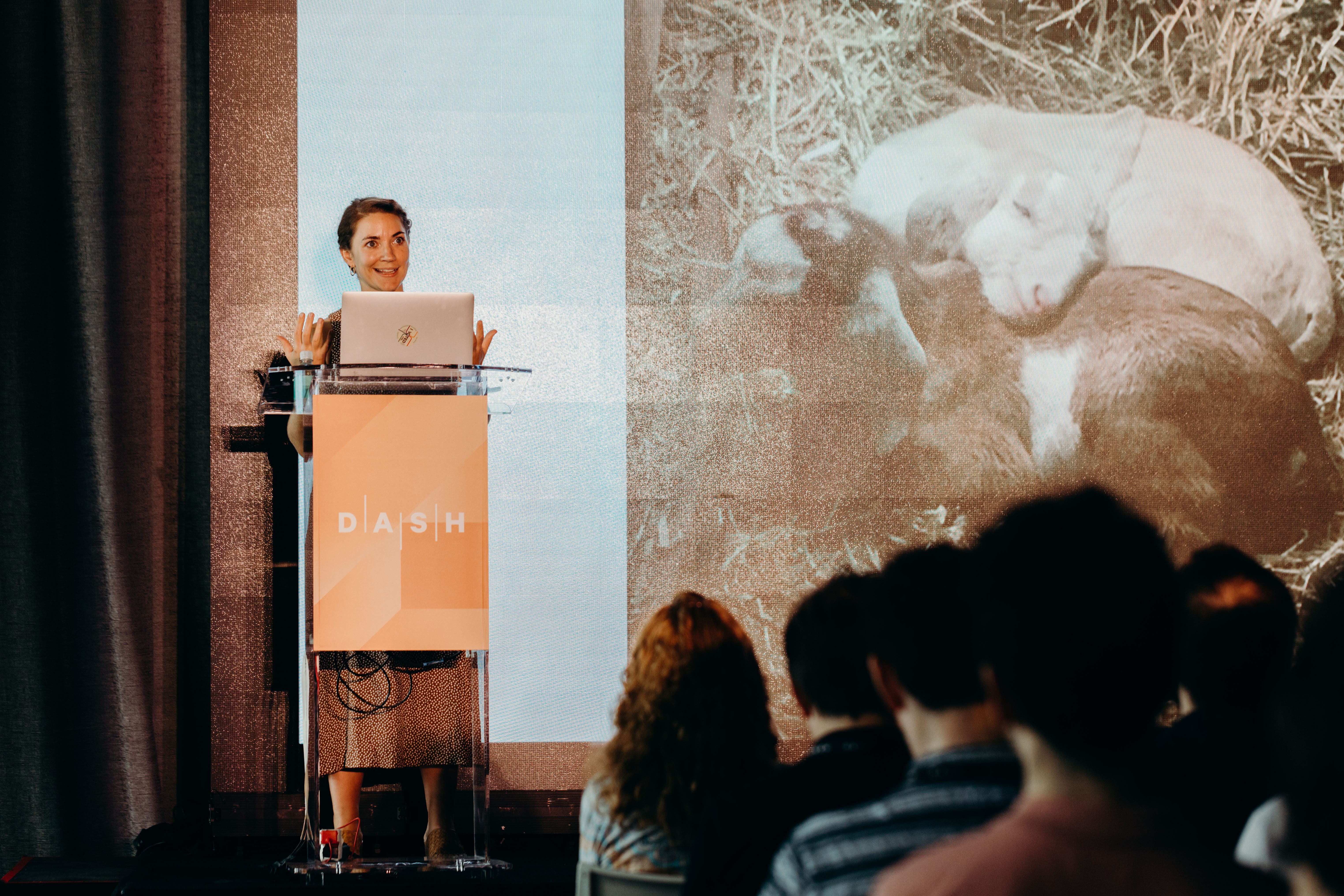 Betterment Lead SRE Sophia Russell delivers a talk on balancing innovation and compatibility. Betterment Lead SRE Sophia Russell delivers a talk on balancing innovation and compatibility.