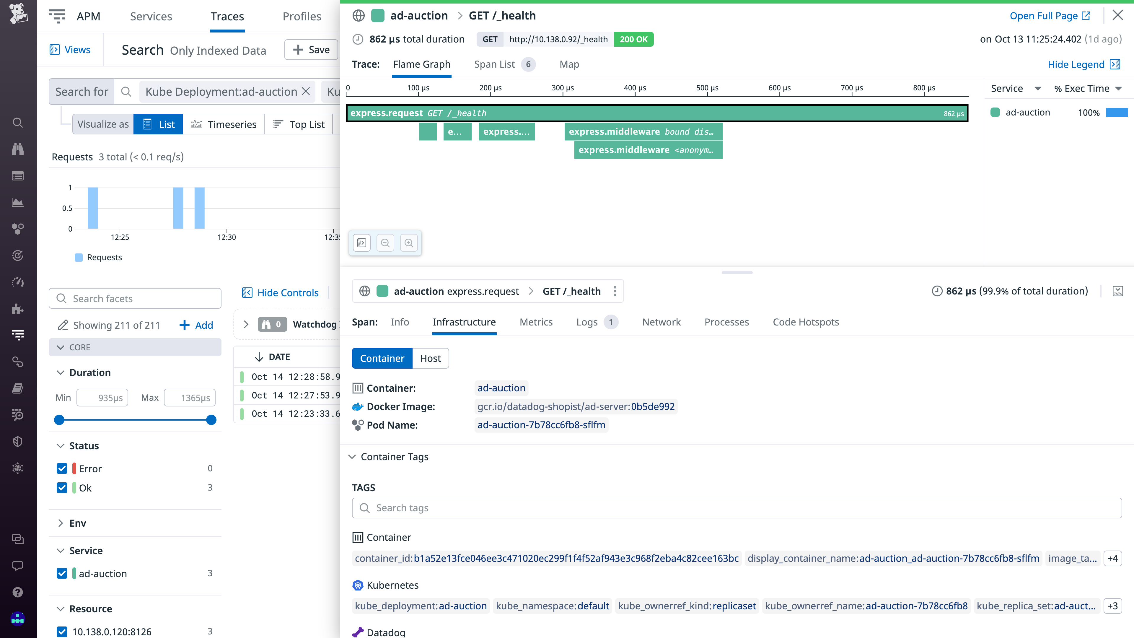 Kubernetes 環境に直接トレースライブラリを挿入