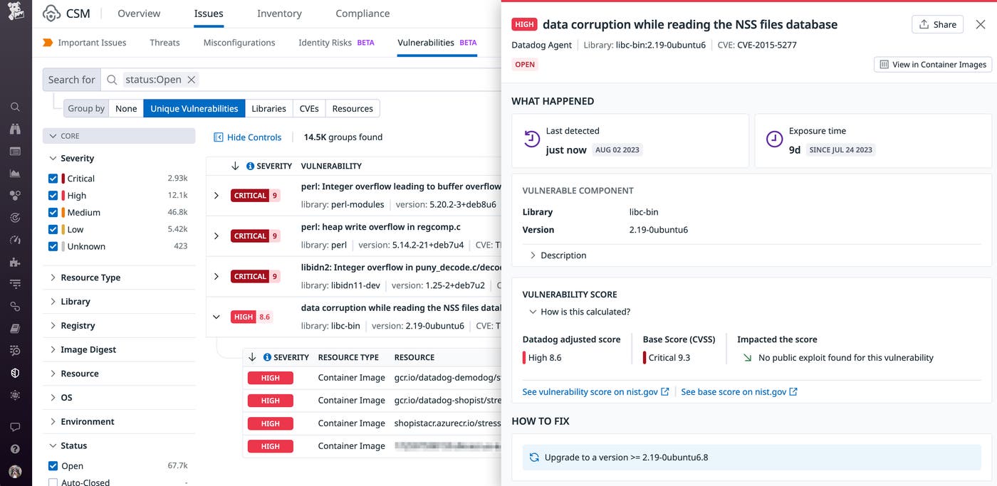 Detect and address vulnerabilities across your container images and hosts Detect and address vulnerabilities across your container images and hosts