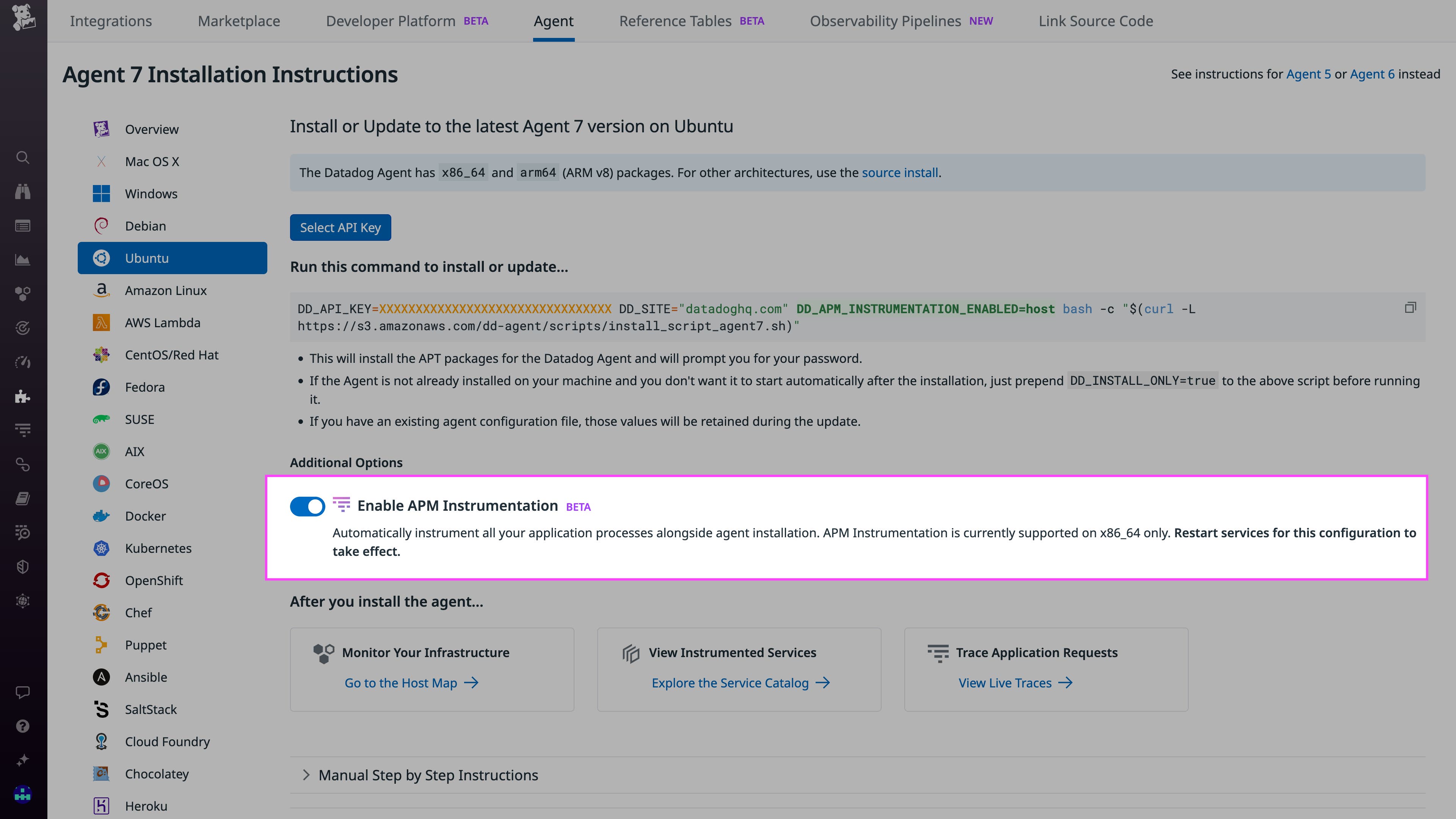 Set up Datadog APM in minutes with Single-Step Instrumentation Set up Datadog APM in minutes with Single-Step Instrumentation