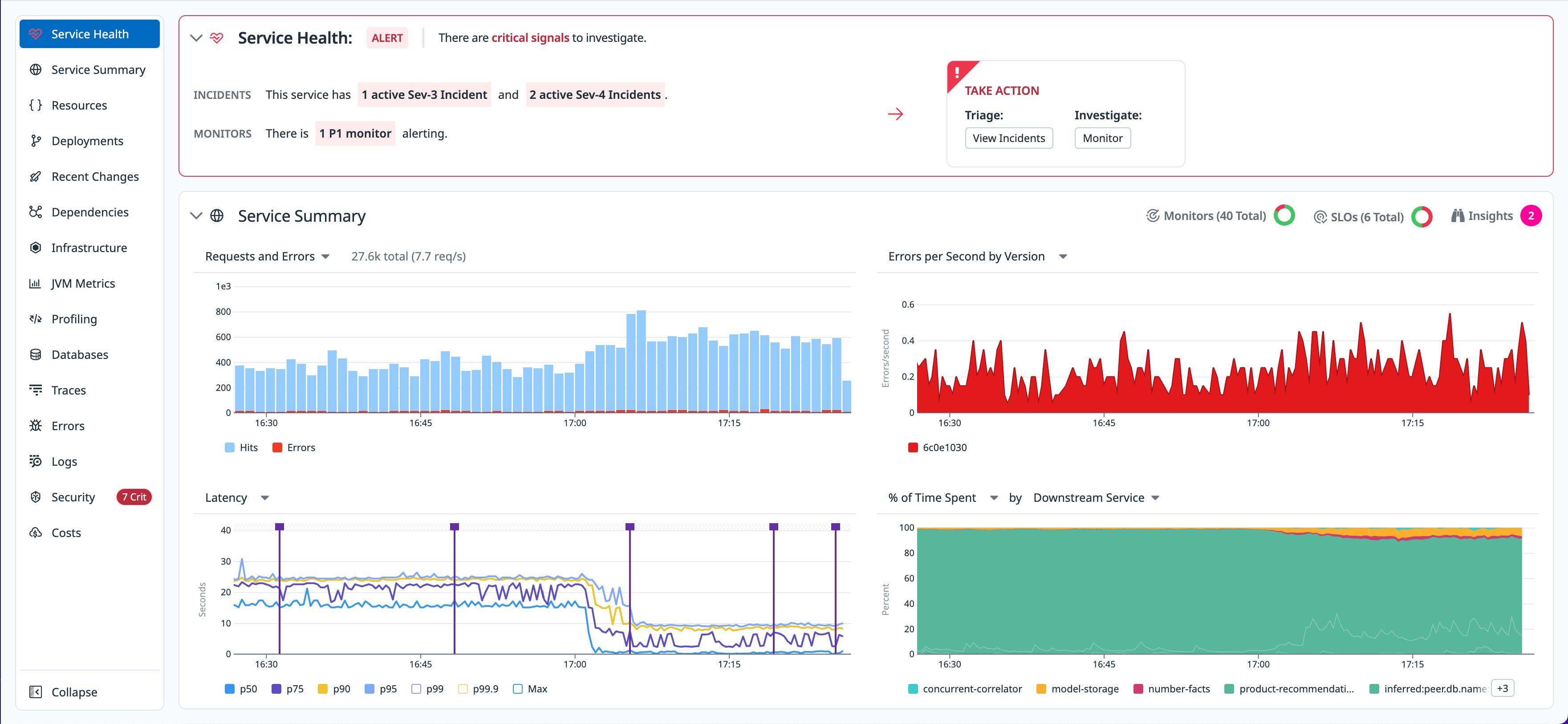 Speed up troubleshooting with opinionated service pages Speed up troubleshooting with opinionated service pages