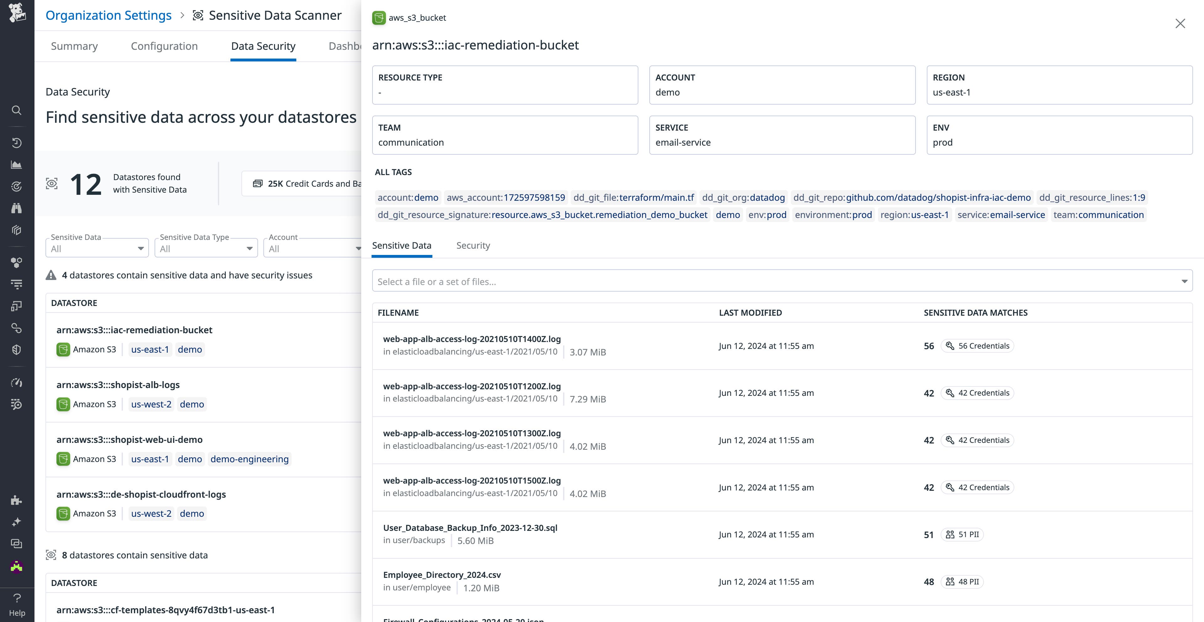 Datadog Data Security Datadog Data Security