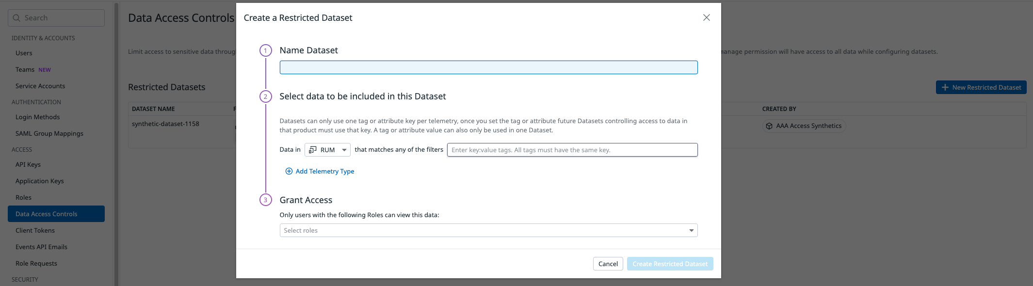 Protect sensitive information with Data Access Controls.