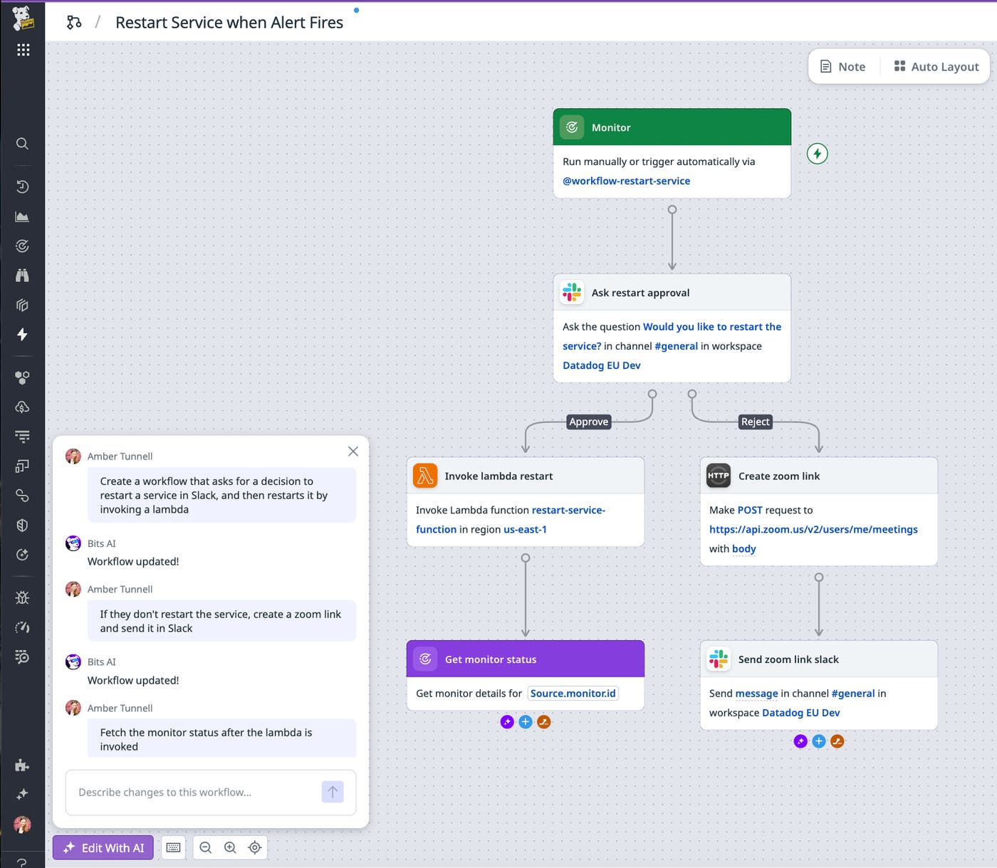 Build workflows with the Bits AI Interface Build workflows with the Bits AI Interface