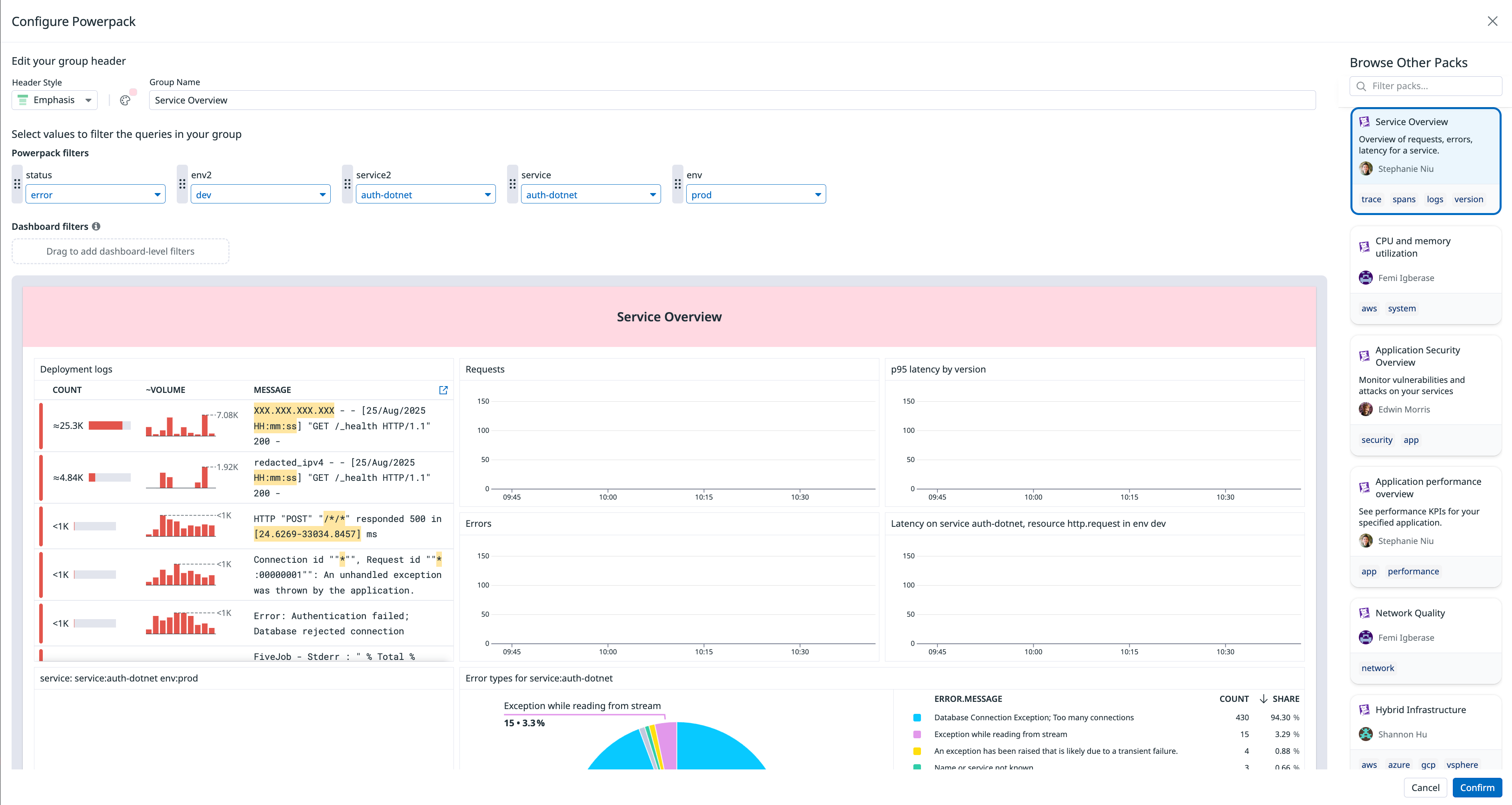 Creating a Powerpack.