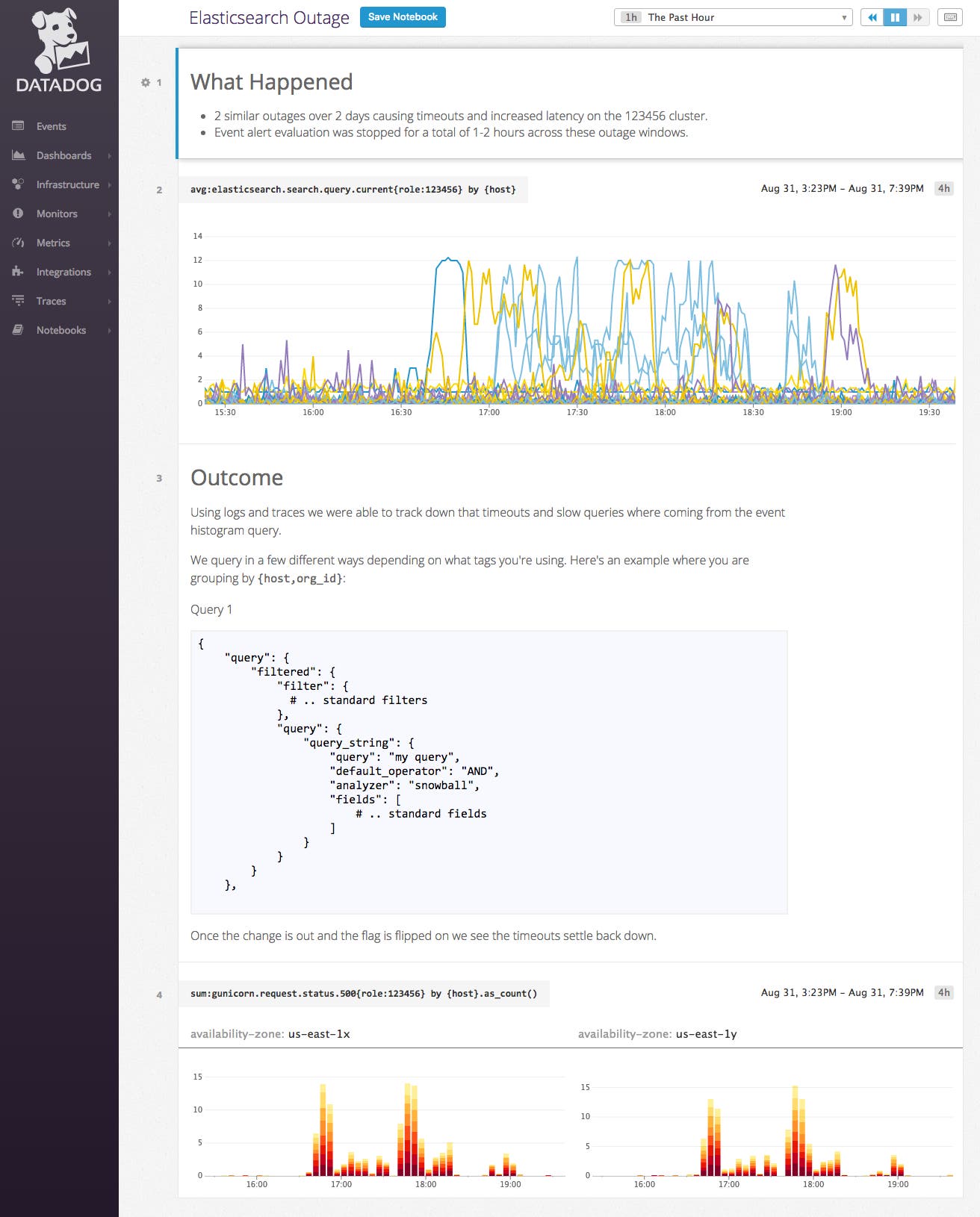 Data-driven postmortems Data-driven postmortems