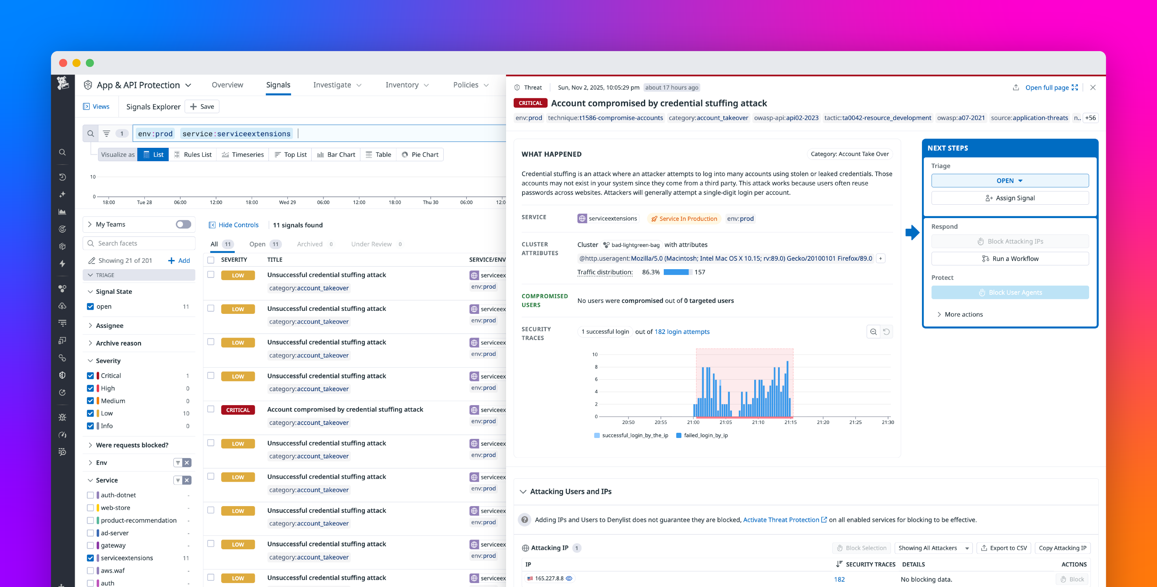 Build and run secure cloud applications with Datadog App and API Protection