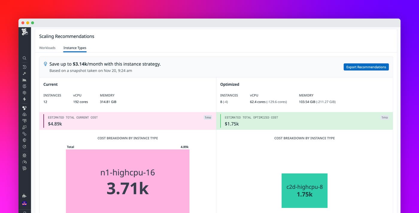 Optimize Kubernetes cluster cost with Datadog Cluster Autoscaler Optimize Kubernetes cluster cost with Datadog Cluster Autoscaler