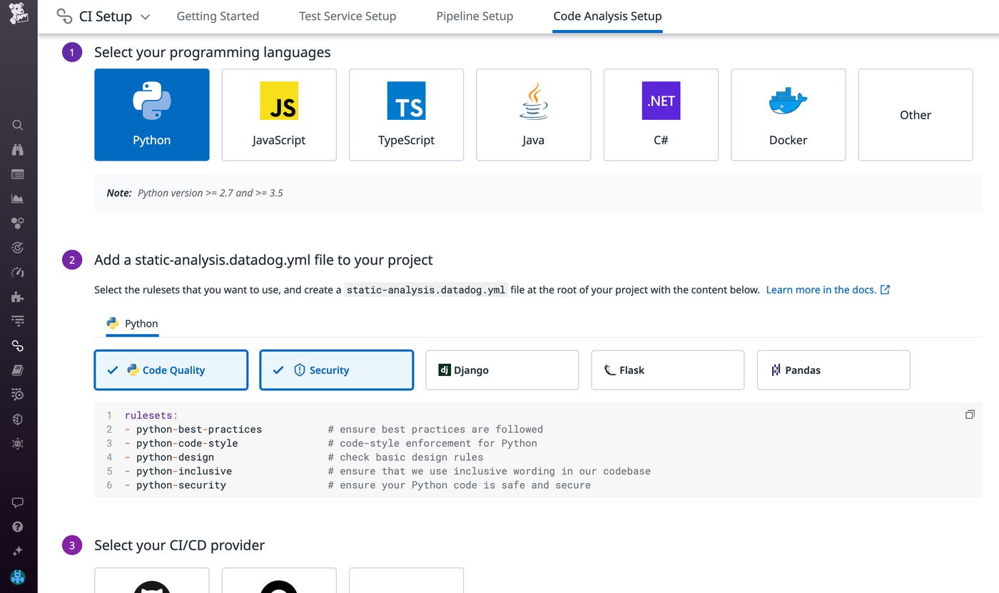 Configure Code Analysis for your project. Configure Code Analysis for your project.