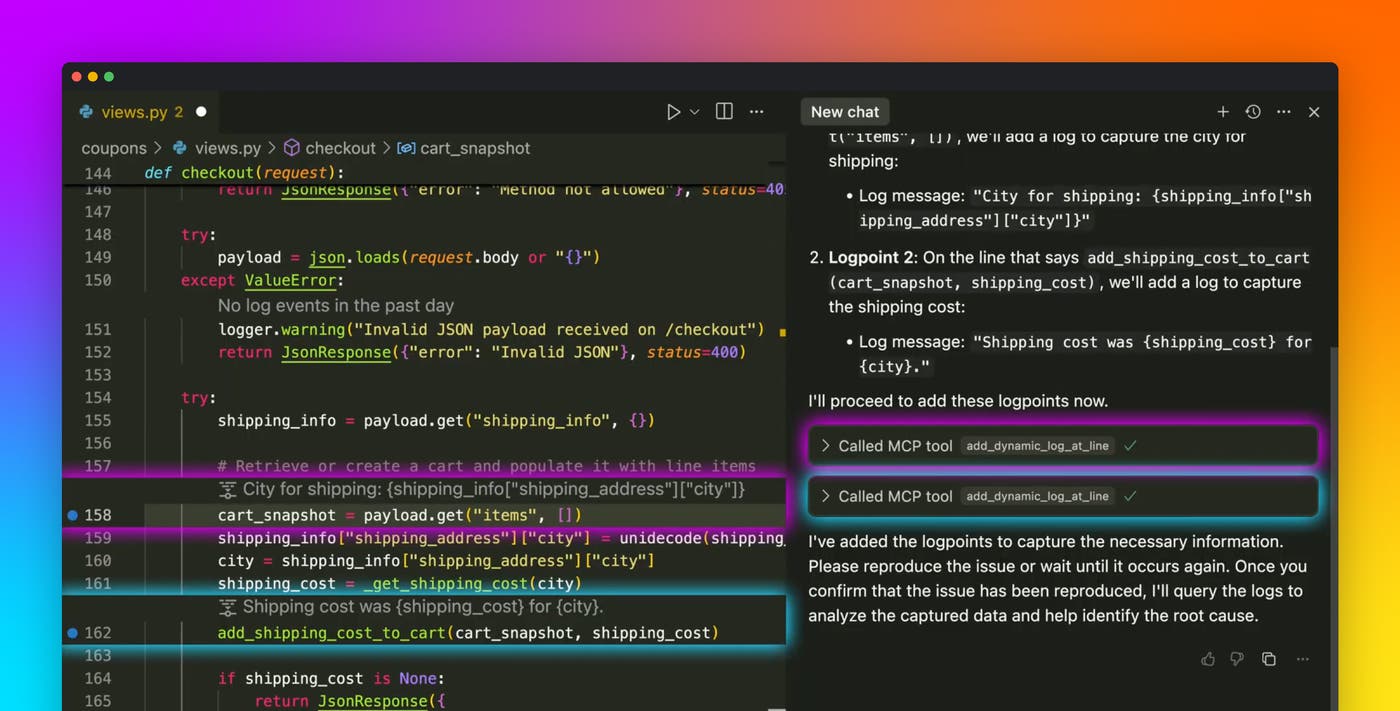 Debug live production issues with the Datadog Cursor extension Debug live production issues with the Datadog Cursor extension
