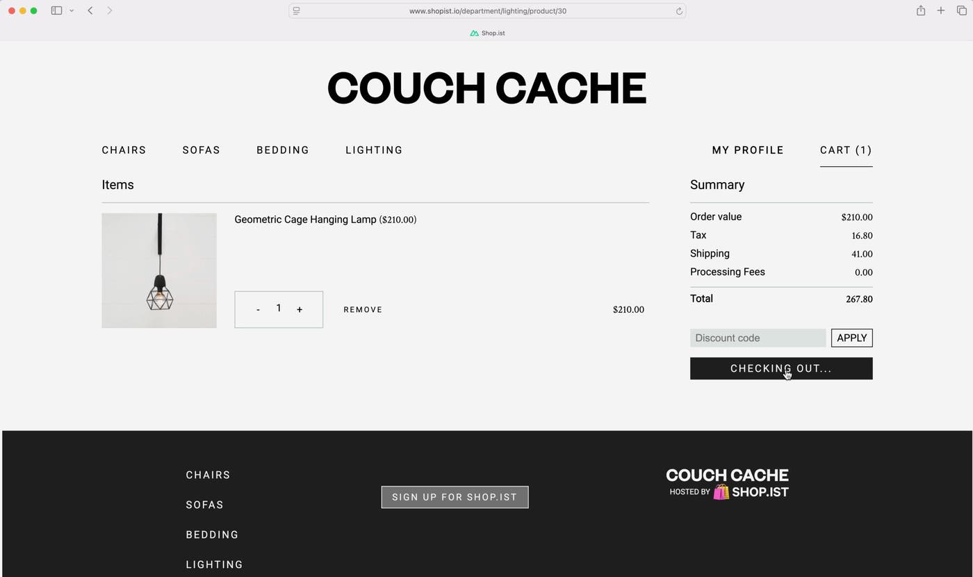 The web store is unable to proceed after you attempt to checkout. The web store is unable to proceed after you attempt to checkout.