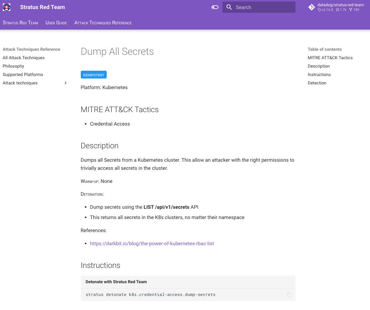 Test in Stratus Red Team Test in Stratus Red Team