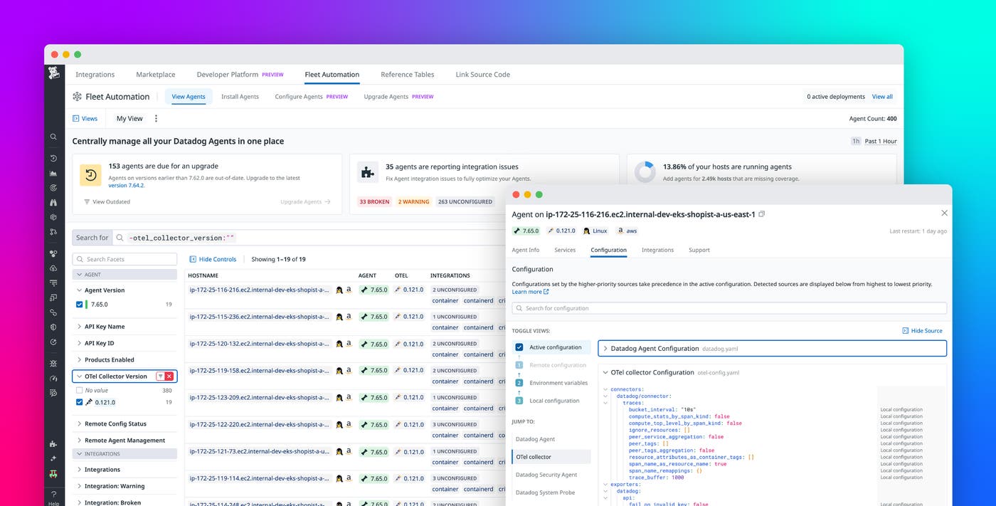Unify OpenTelemetry and Datadog with the Datadog Distribution of the OTel Collector Unify OpenTelemetry and Datadog with the Datadog Distribution of the OTel Collector