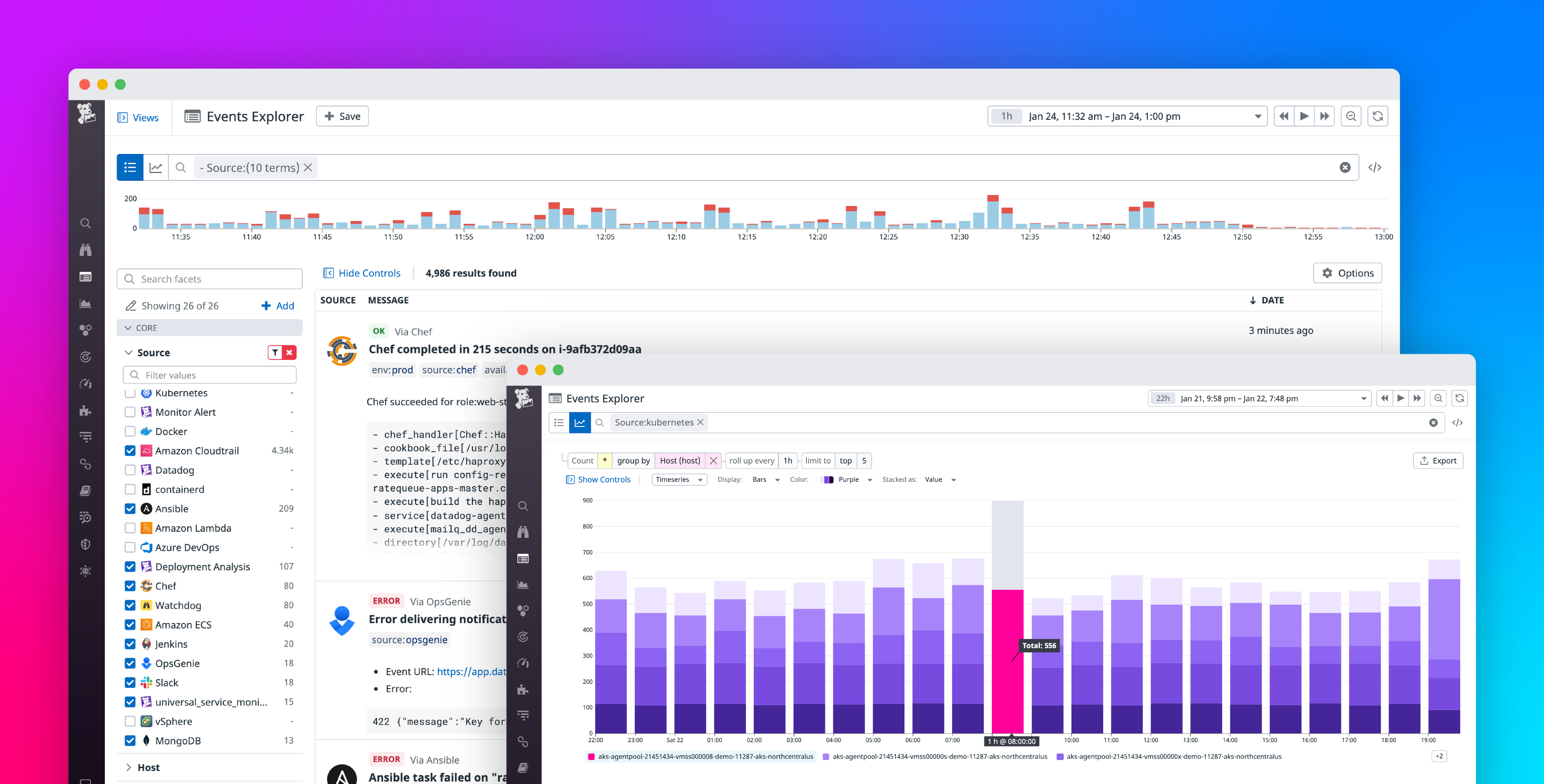 Troubleshoot faster with improved Datadog Events