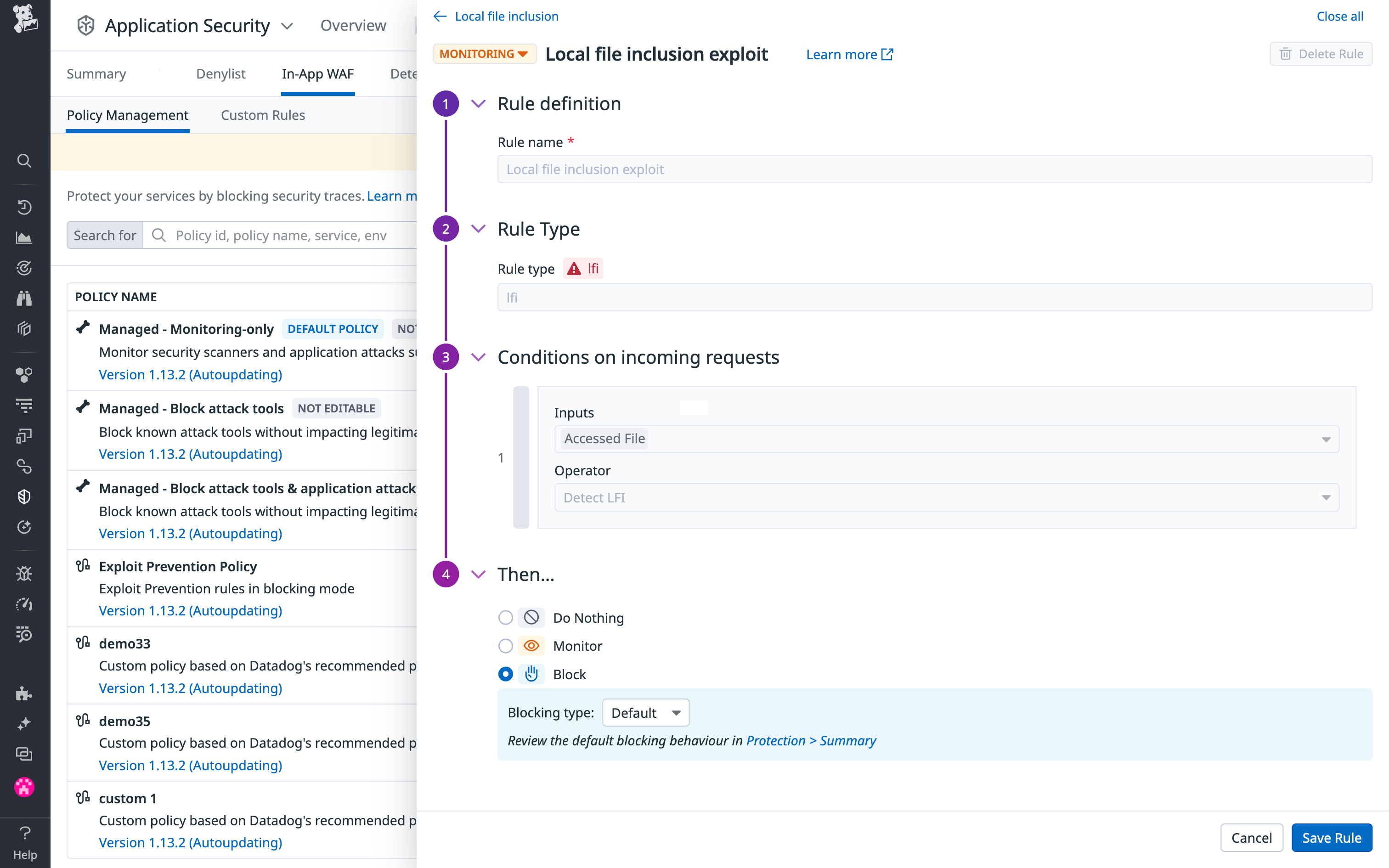 A security signal with an Exploit Prevention report.