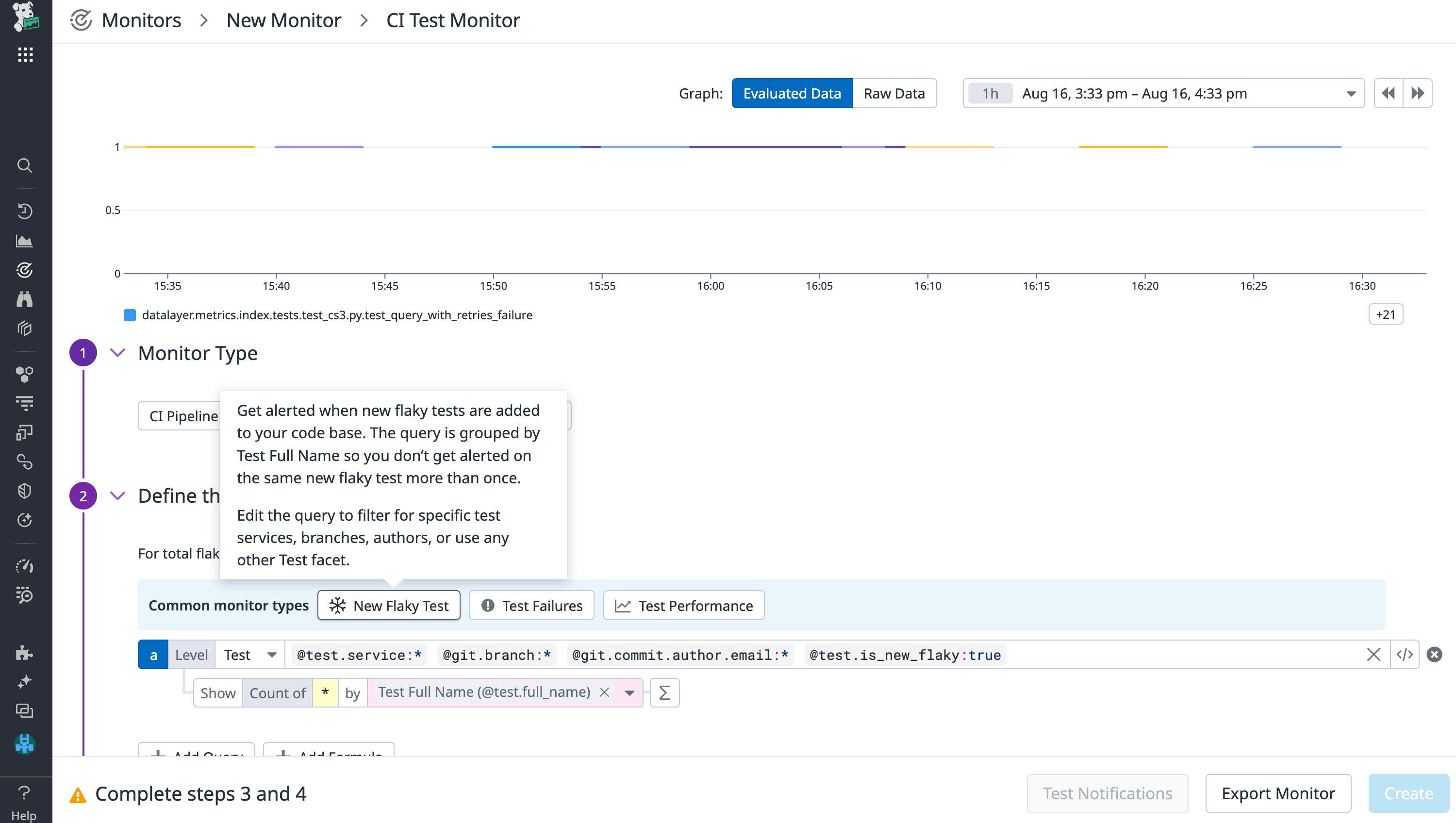 Receive alerts when new flaky tests are introduced to your repository. Receive alerts when new flaky tests are introduced to your repository.